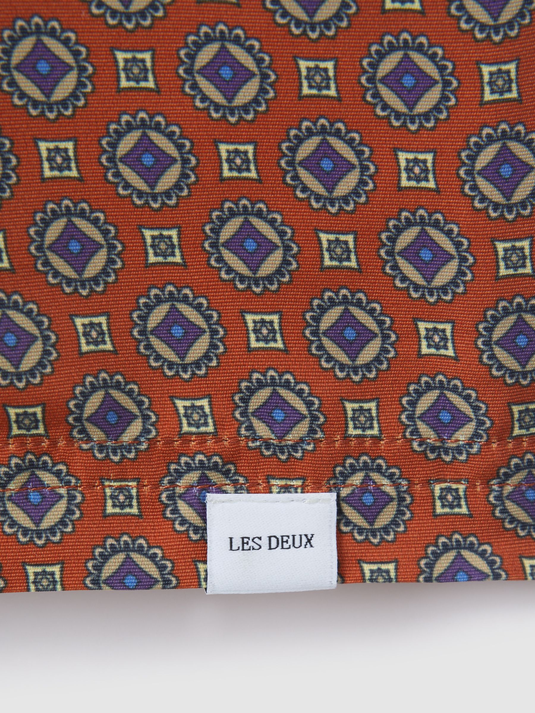 Les Deux Drawstring Swim Shorts in Terracotta - Image 6 of 6