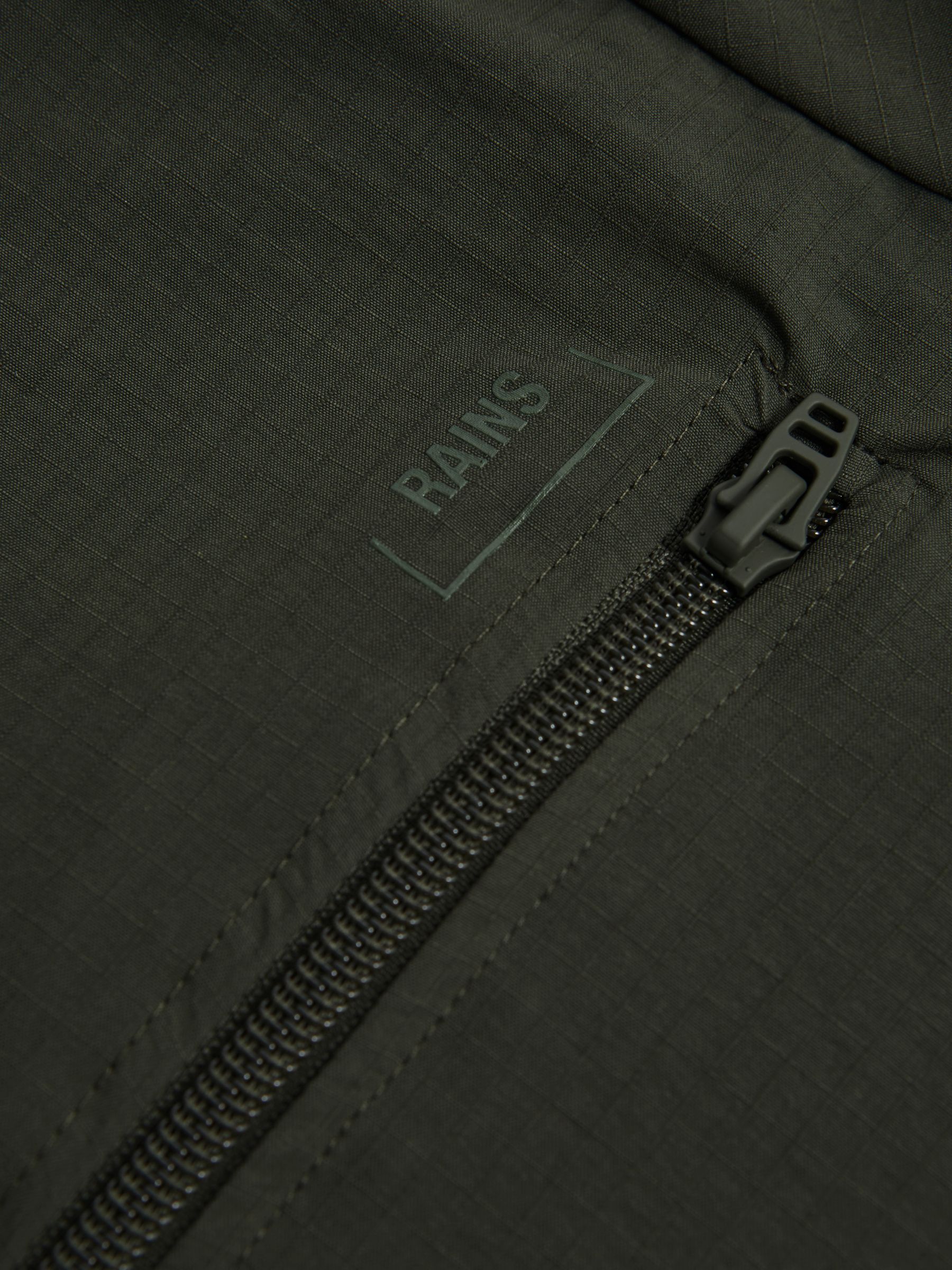 Rains Utility Overshirt in Green - Image 6 of 6