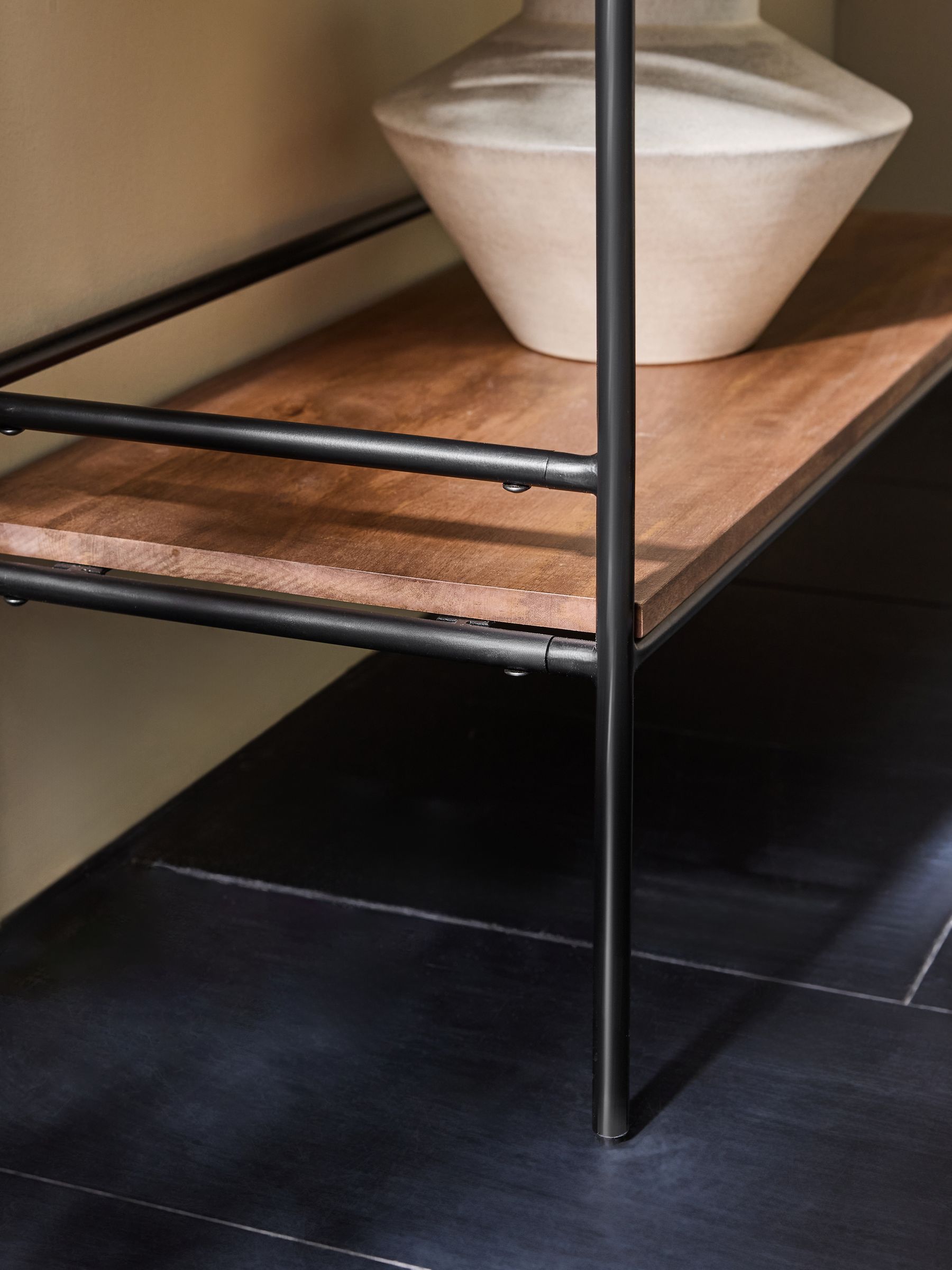 Lomond Shelving Unit in Mango Wood Metal - Image 2 of 6