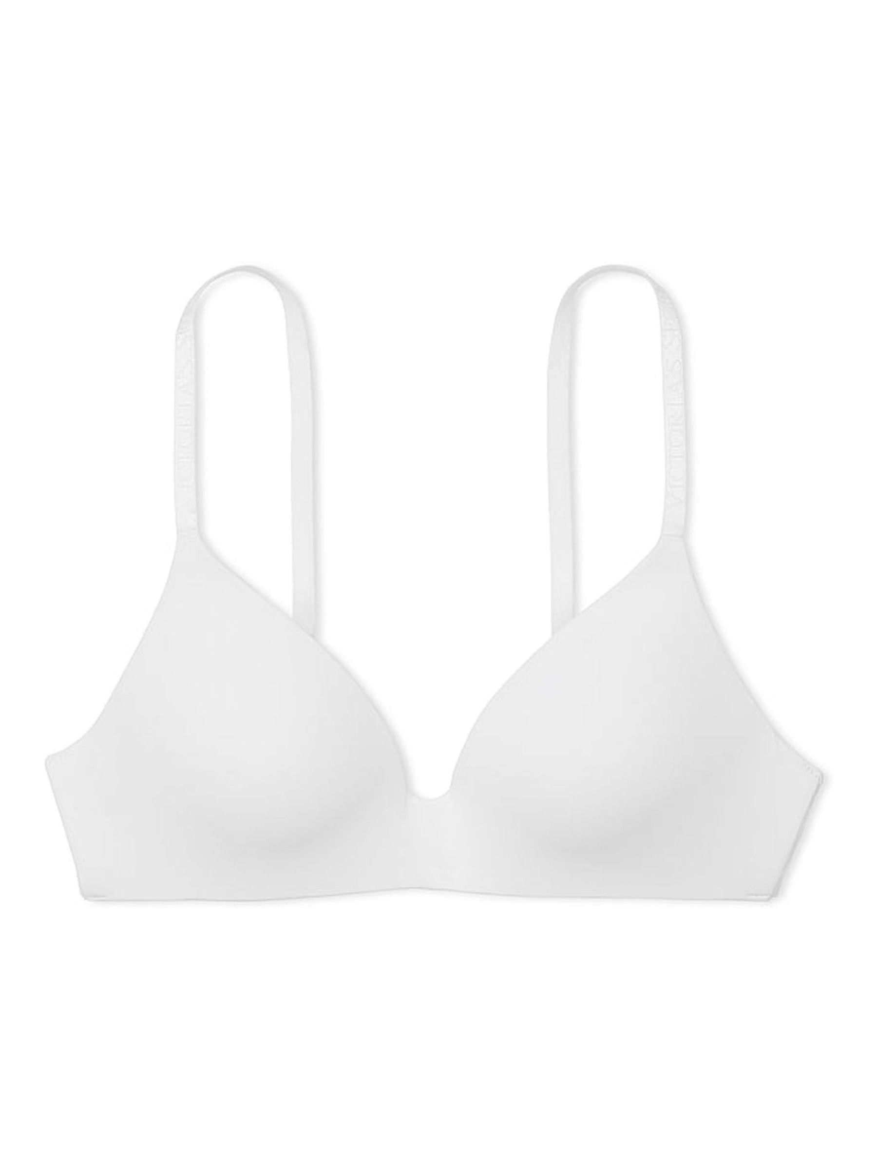 White Logo Non Wired Lightly Lined Bra - Image 3 of 3