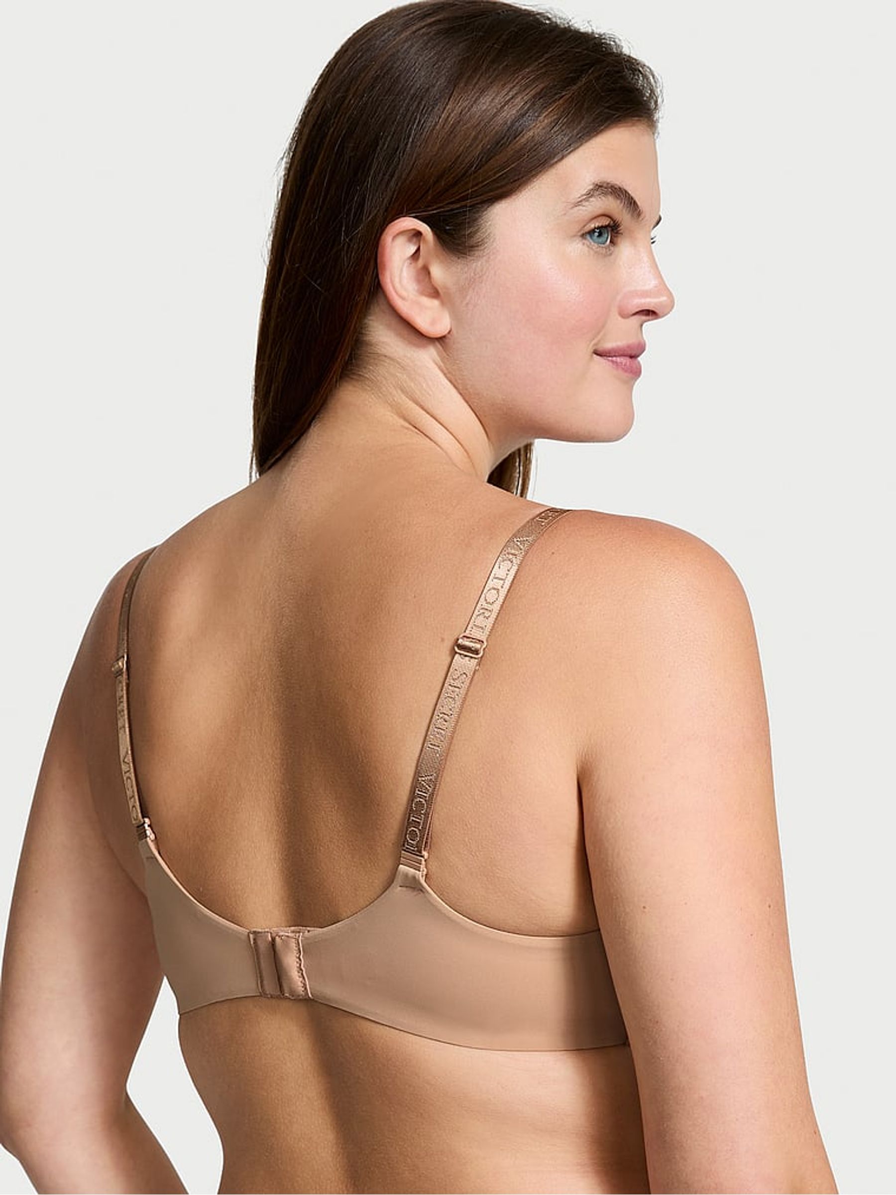 Praline Nude Logo Strap Non Wired Lightly Lined Bra - Image 2 of 3