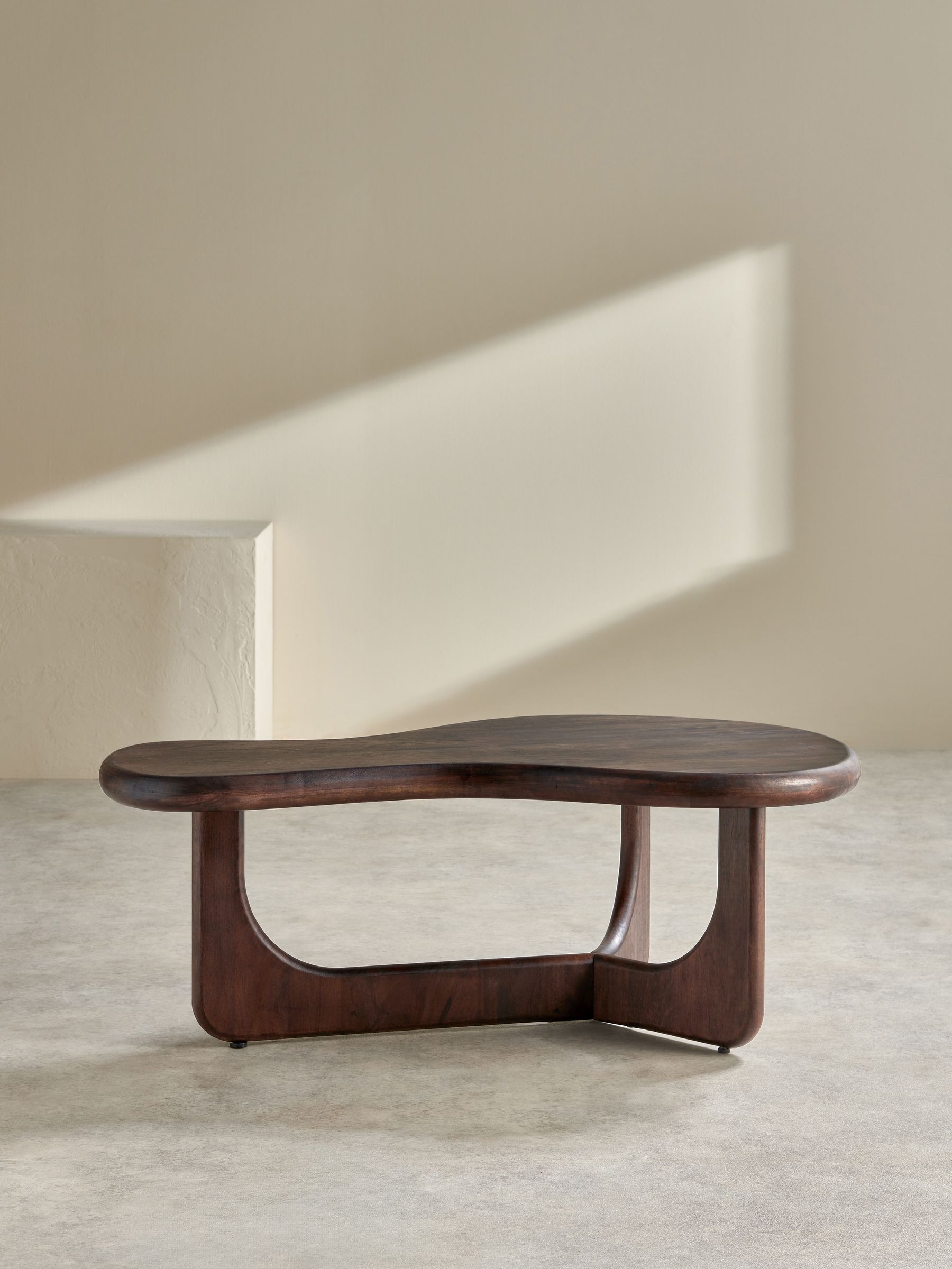 Arlo Coffee Table in Dark Mango Wood - Image 2 of 8