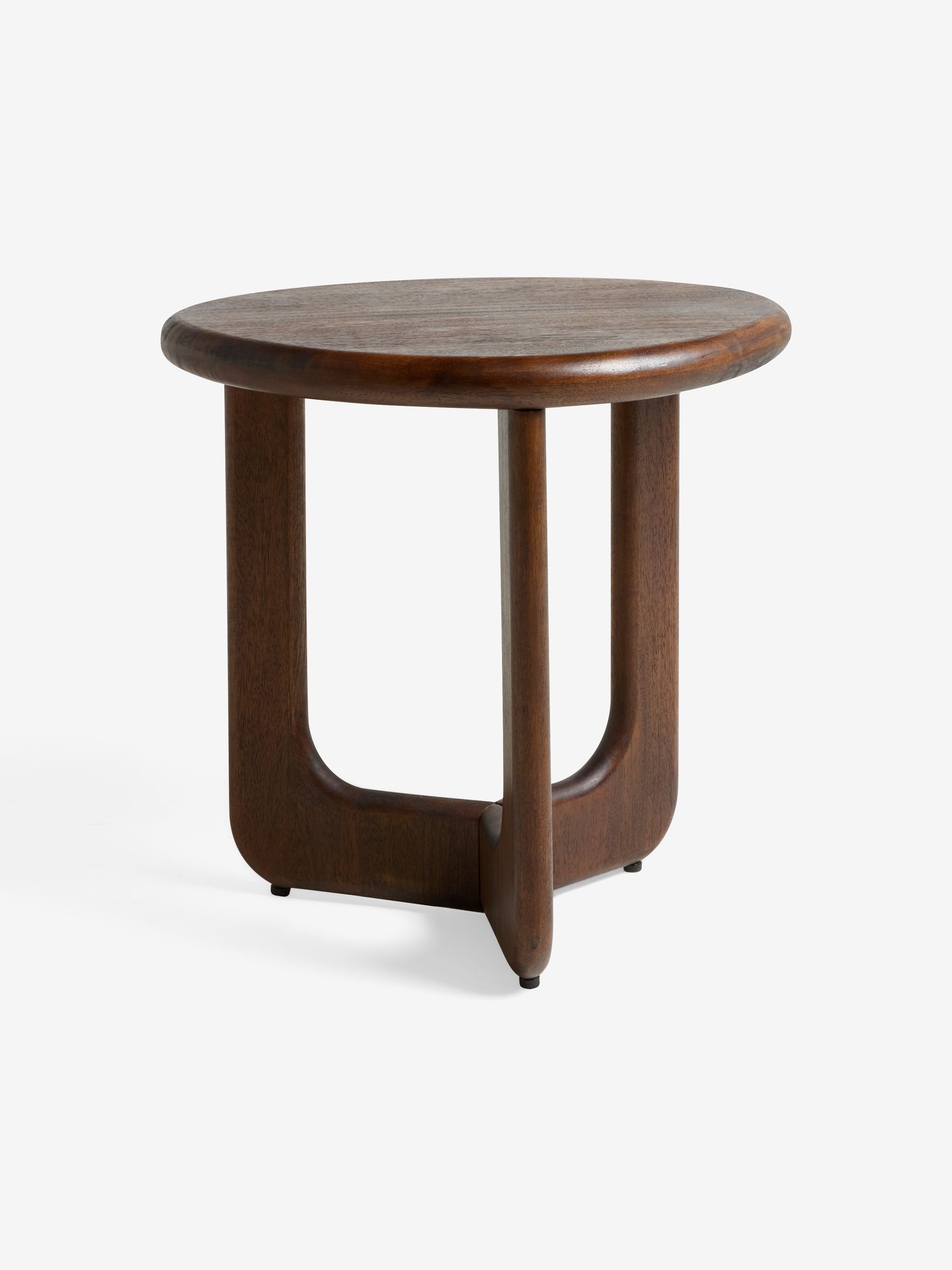 Arlo Side Table in Dark Mango Wood - Image 5 of 6