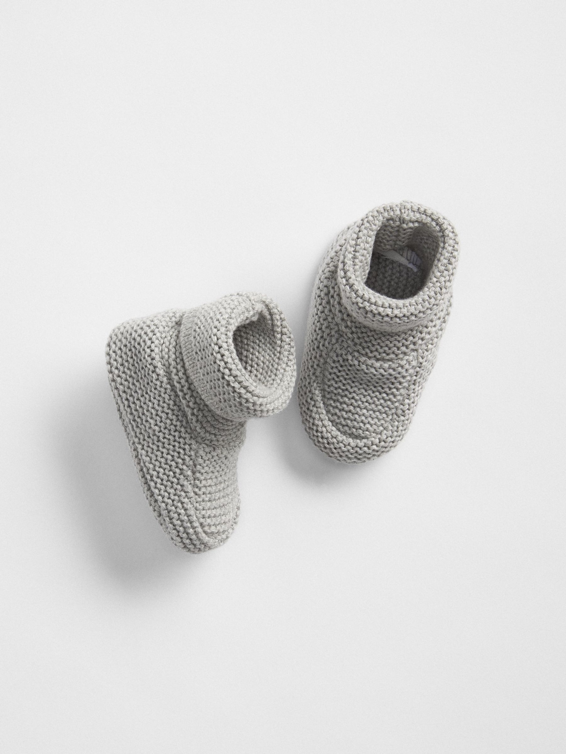 Grey Baby Brannan Booties - Image 2 of 2