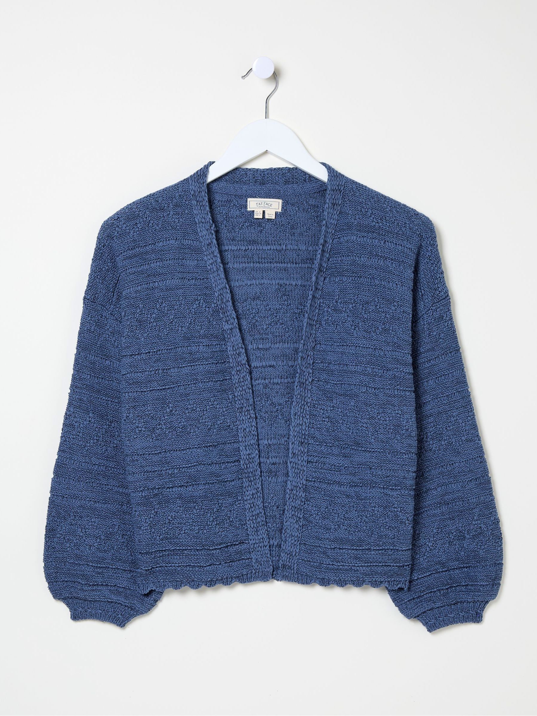 Anna Blue Ikat Tape Cardigan - Image 5 of 5