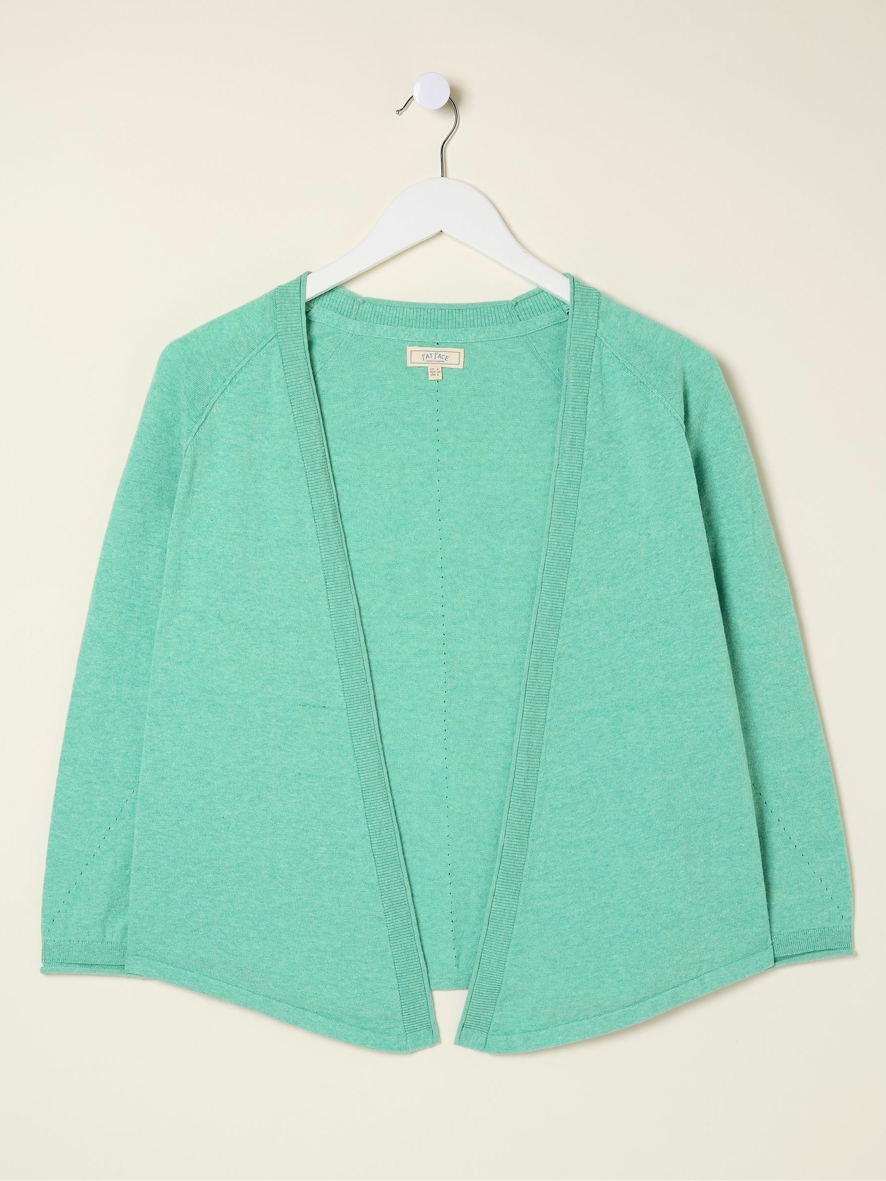 Green Tie Front Cardigan - Image 6 of 6