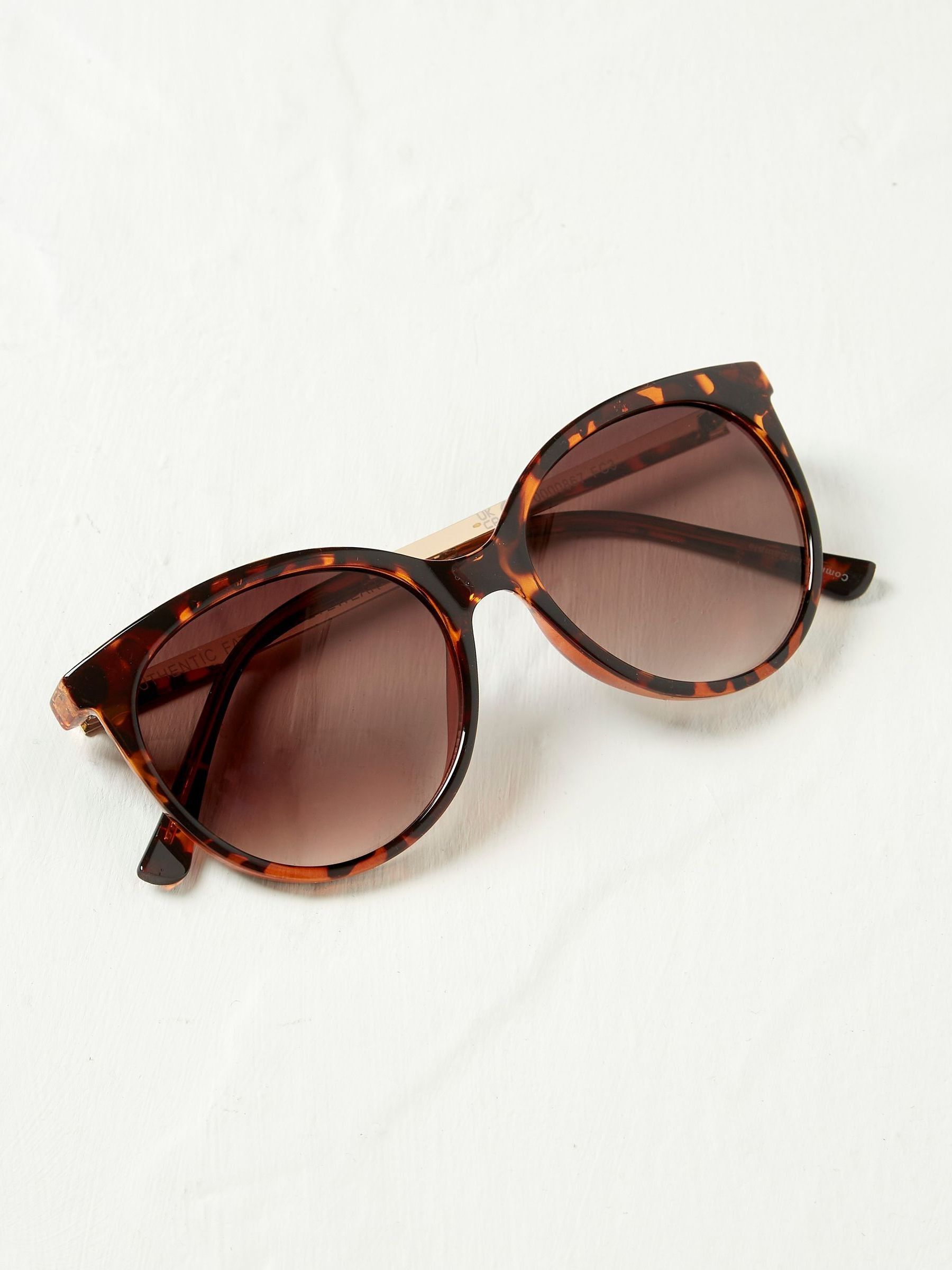 Adele Brown Cat Eye Sunglasses - Image 1 of 2