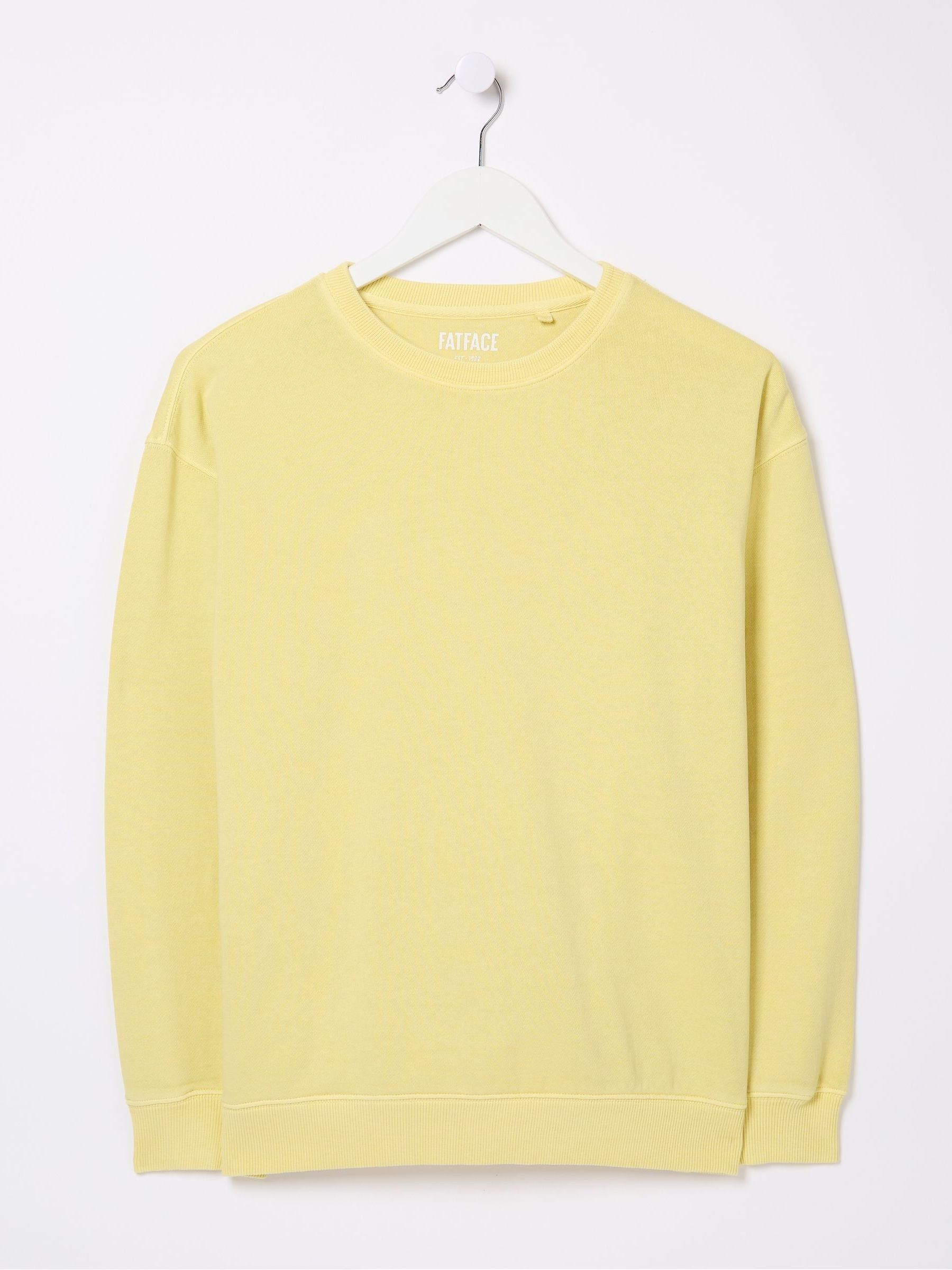 Georgia Yellow Crew Sweatshirt - Image 5 of 5