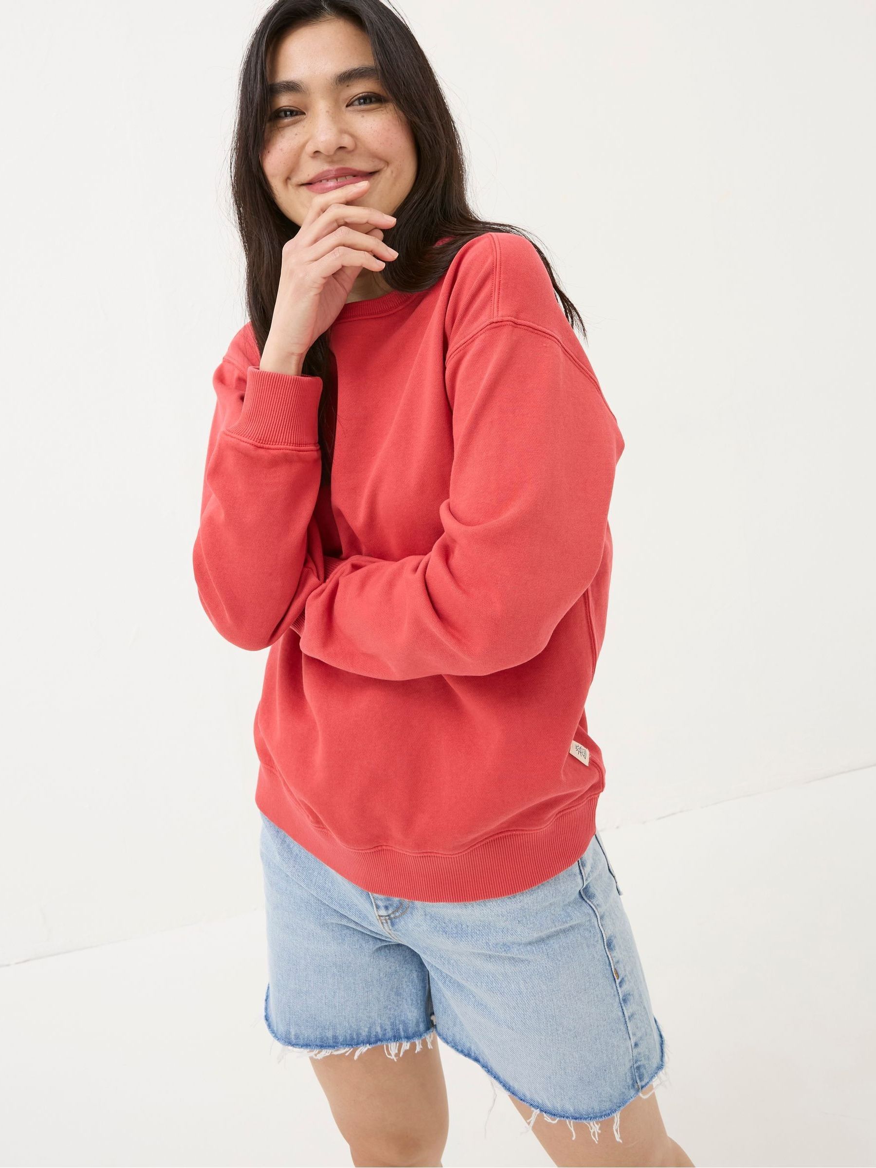 Georgia Red Crew Sweatshirt - Image 1 of 6