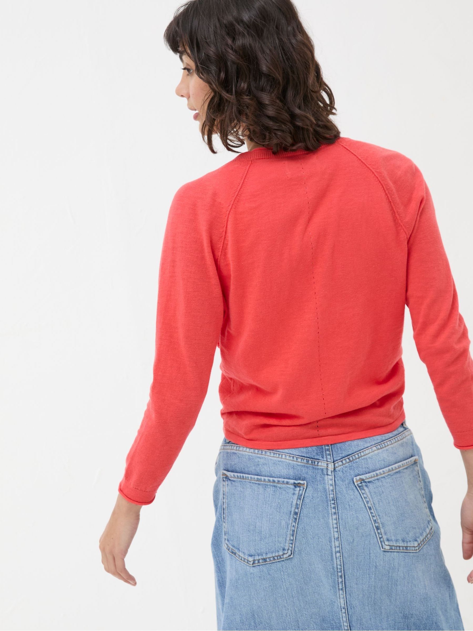 Red Tie Front Cardigan - Image 2 of 3
