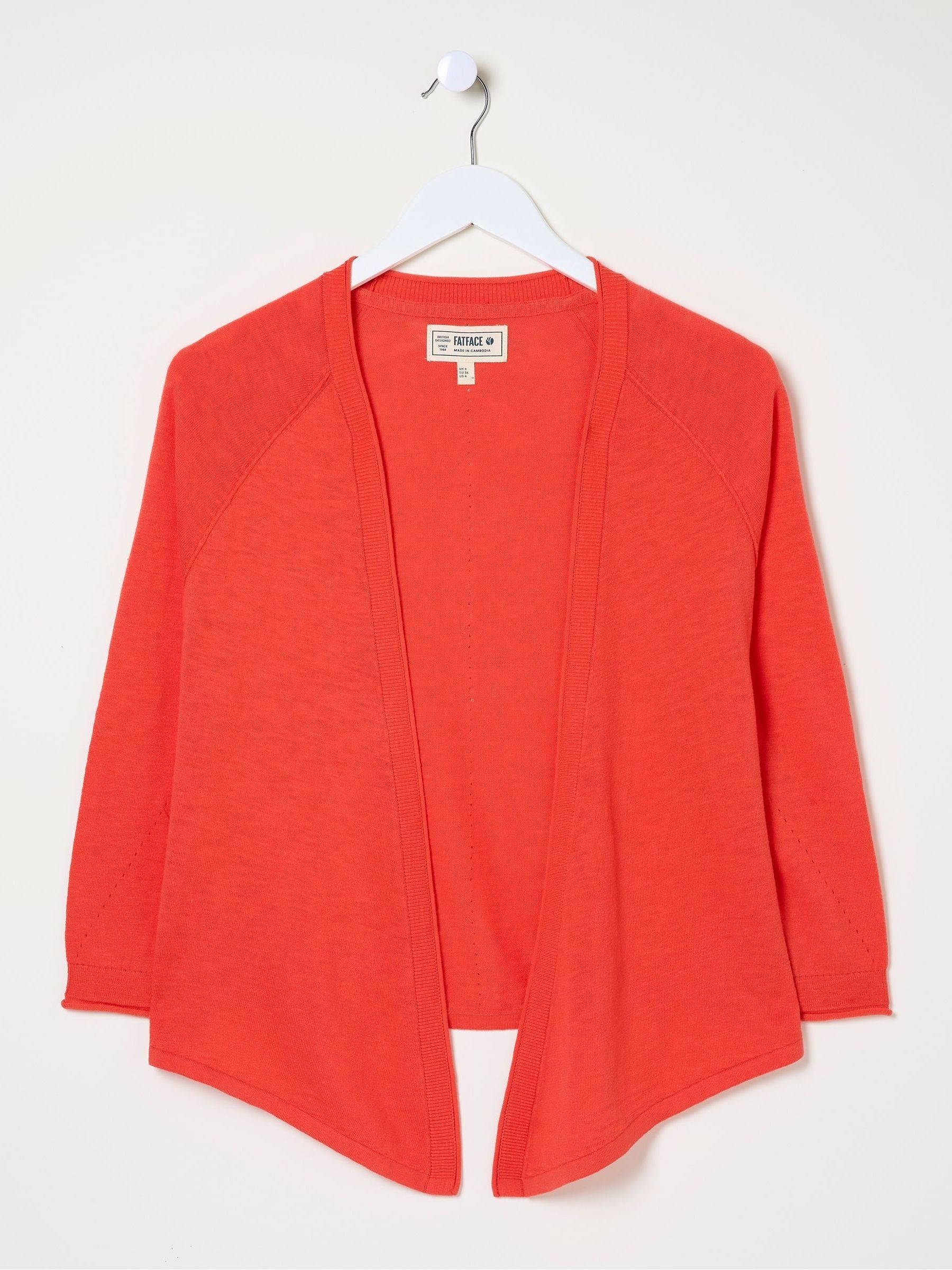 Red Tie Front Cardigan - Image 3 of 3