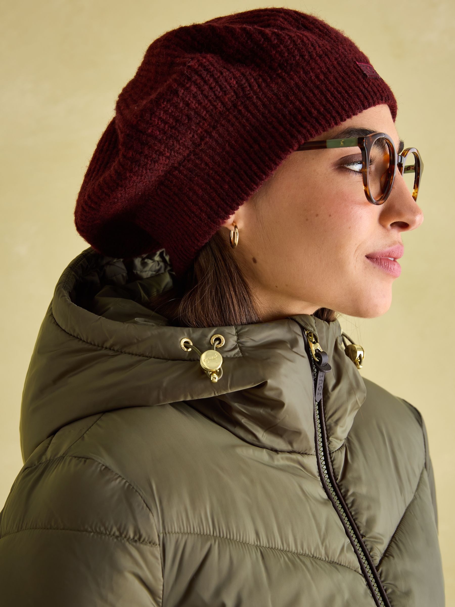 Moorsdale Green Mid Length Showerproof Padded Coat - Image 4 of 9