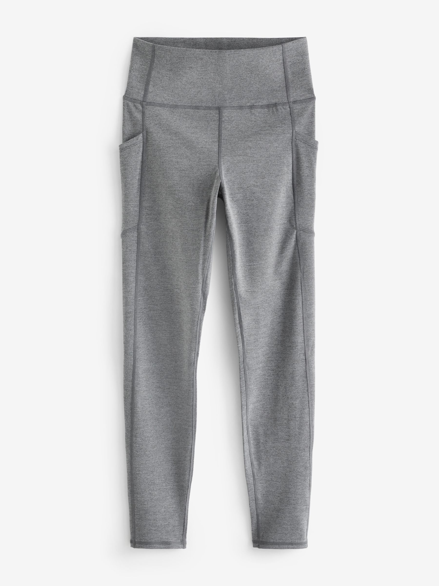 Grey High Waisted Studio Leggings - Image 1 of 3