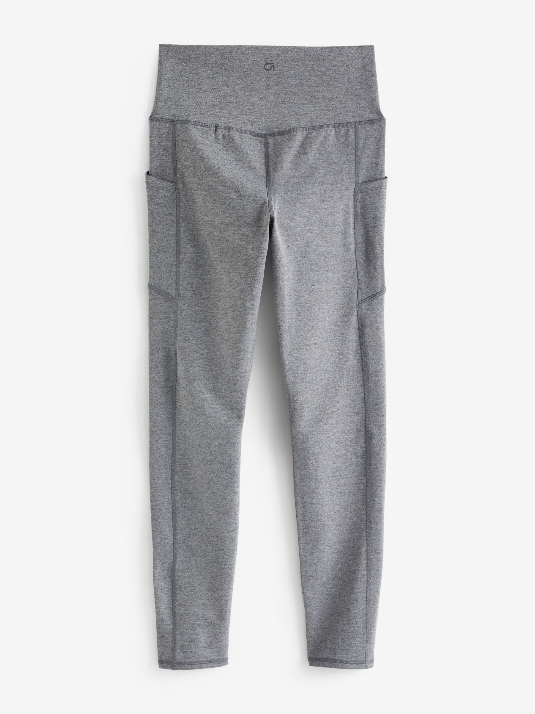 Grey High Waisted Studio Leggings - Image 2 of 3