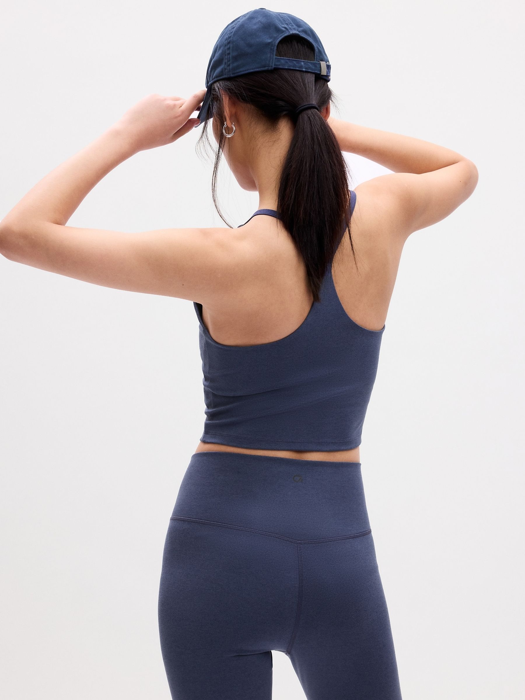 Navy Blue Studio Longline Sports Bra - Image 2 of 2