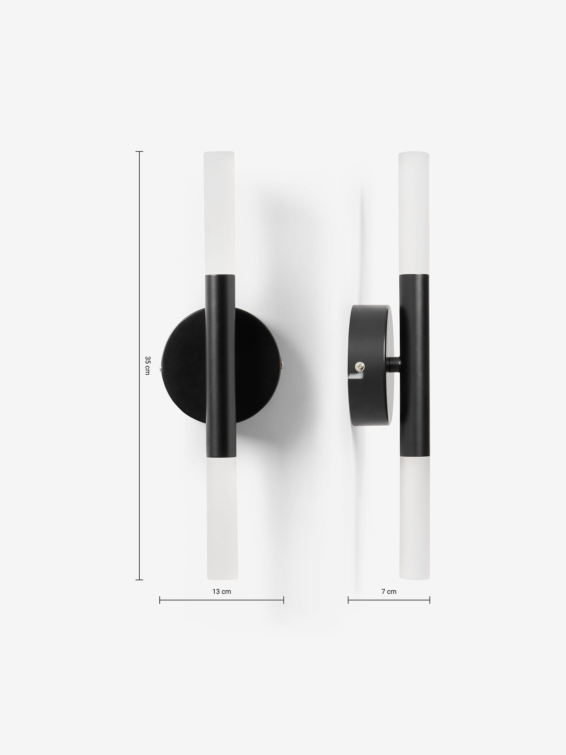 Wanda Wall Light in Black - Image 3 of 3