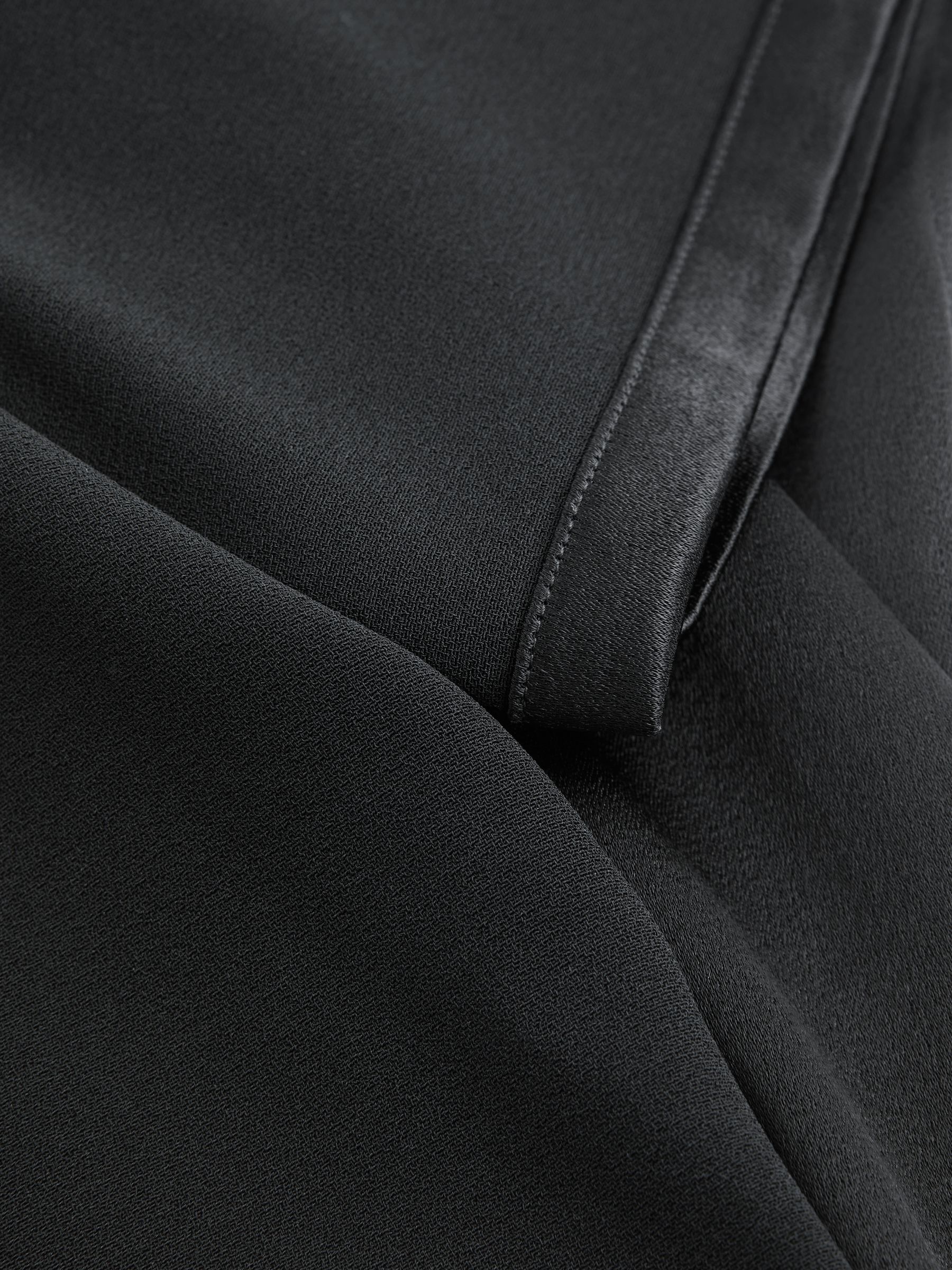 Satin Cape Style Top in Black - Image 7 of 7