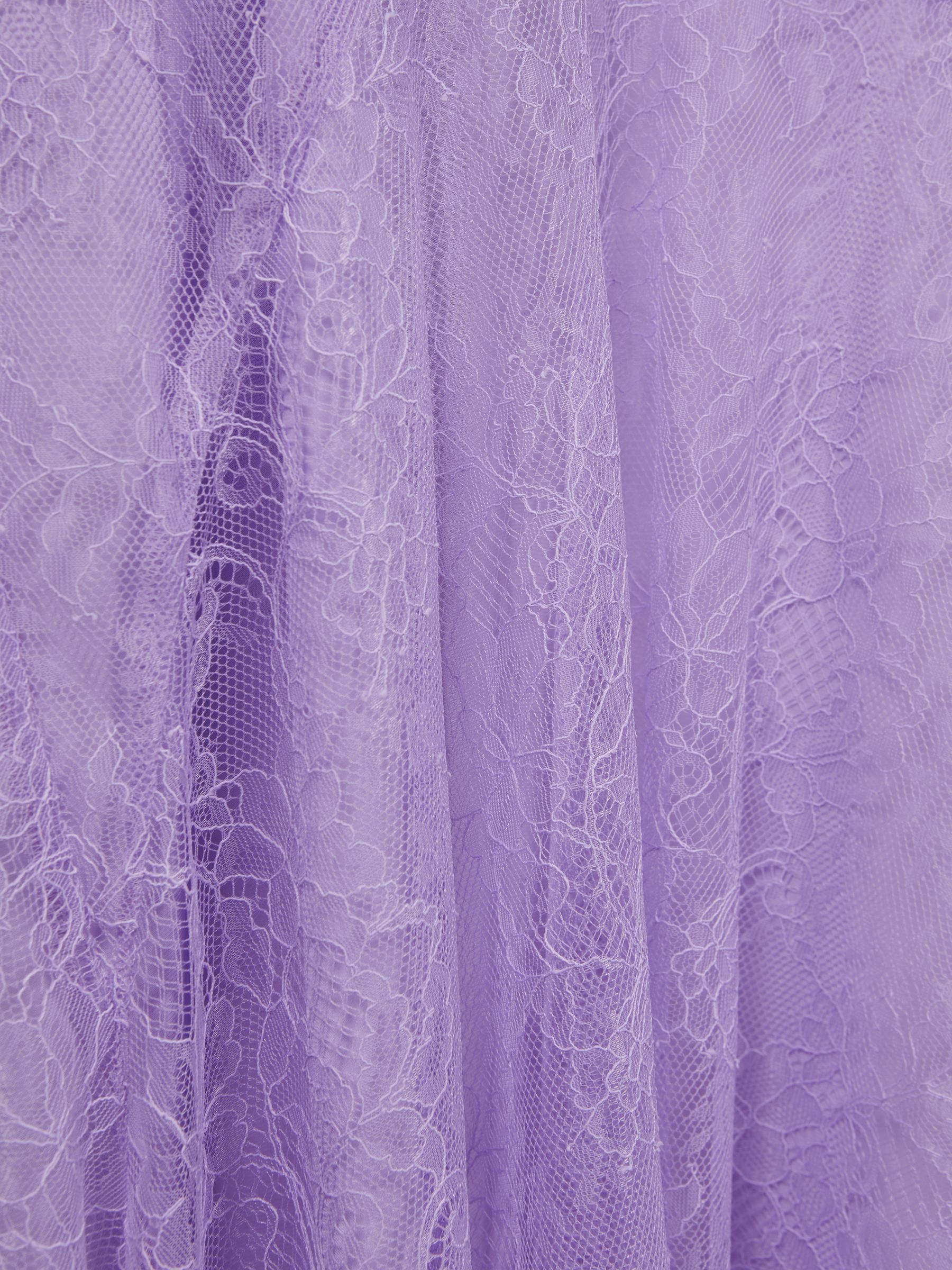 Florere Lace Midi Dress in Lilac - Image 6 of 6