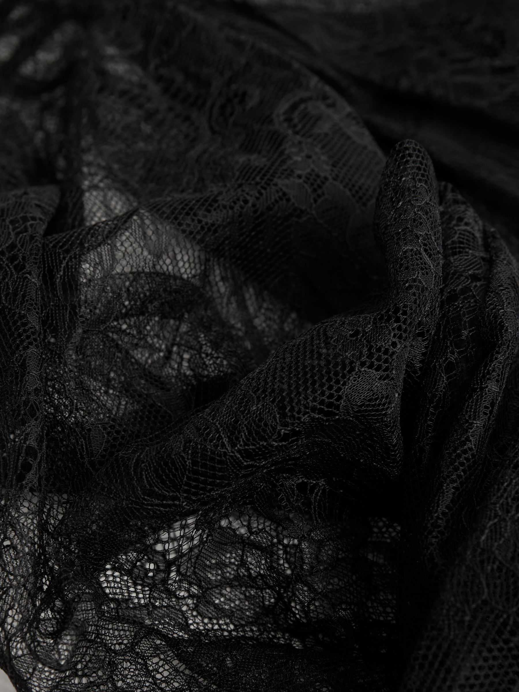 Florere Lace Midi Dress in Black - Image 5 of 5