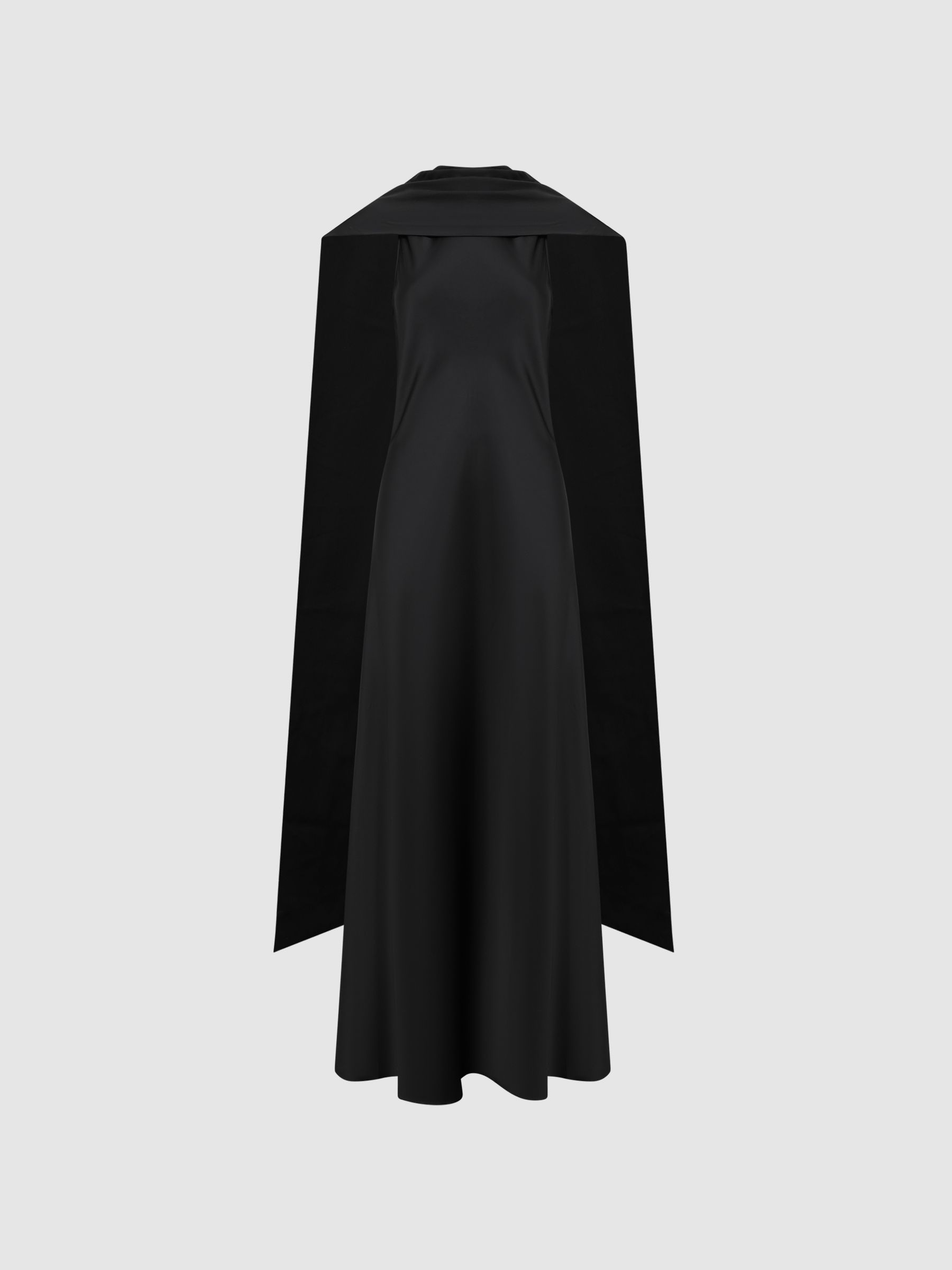 Atelier Cape Maxi Dress in Black - Image 2 of 6