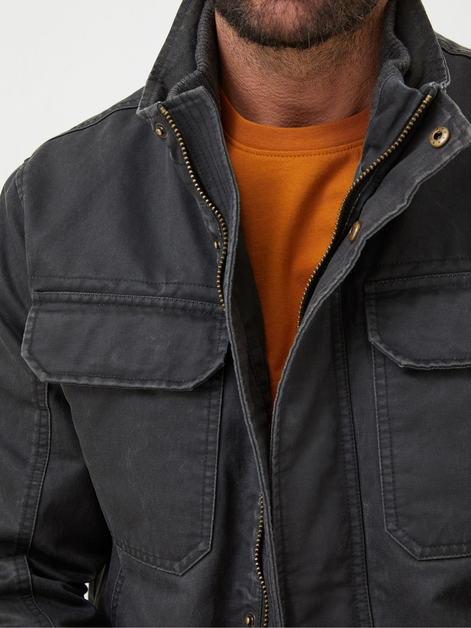 Grey 4 Pocket Jacket - Image 4 of 6
