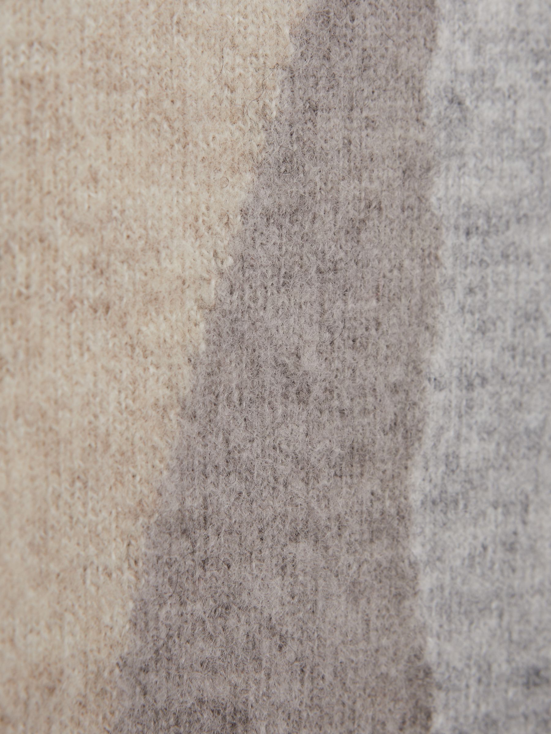 3-9 yrs Fluffy Wool Crew Neck Jumper in Mocha - Image 6 of 6