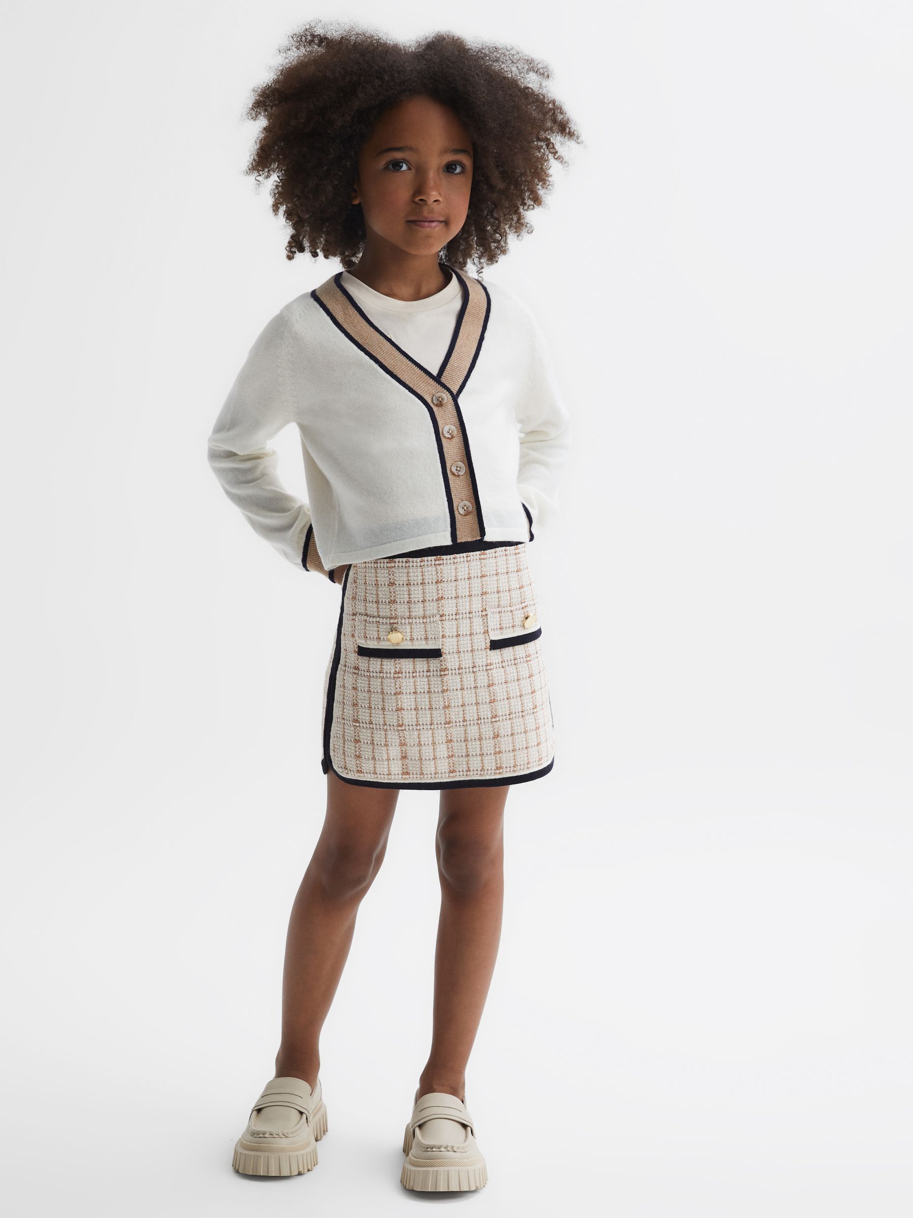 Senior Twill Mini Skirt in Pink - Image 2 of 6 Senior Twill Mini Skirt in Pink - Image 2 of 6