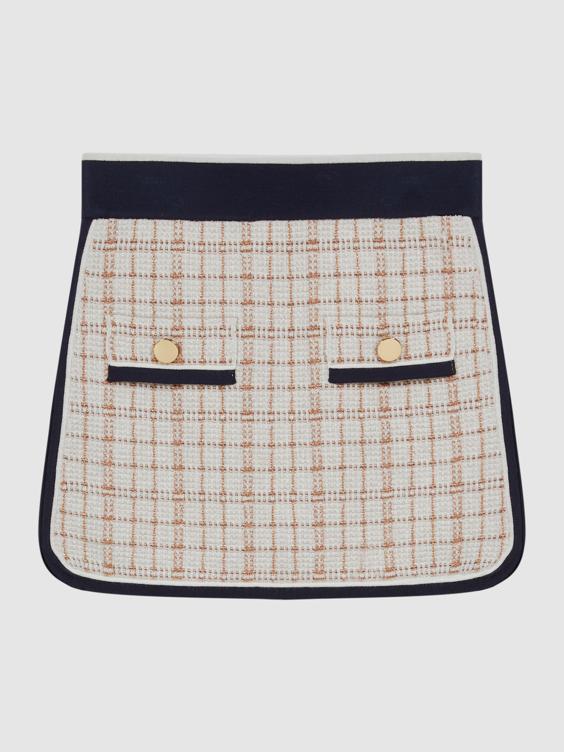 Senior Twill Mini Skirt in Pink - Image 6 of 6