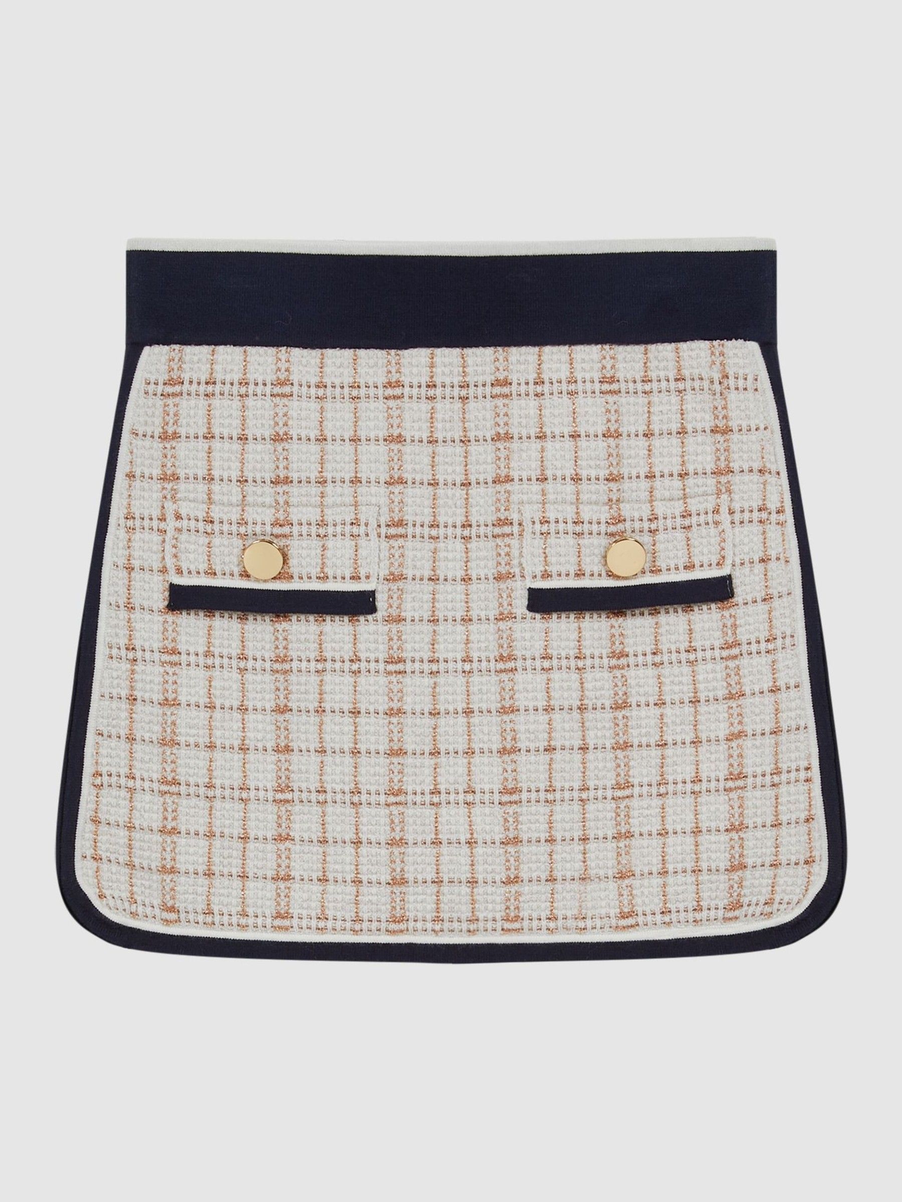 Junior Twill Mini Skirt in Pink - Image 2 of 6