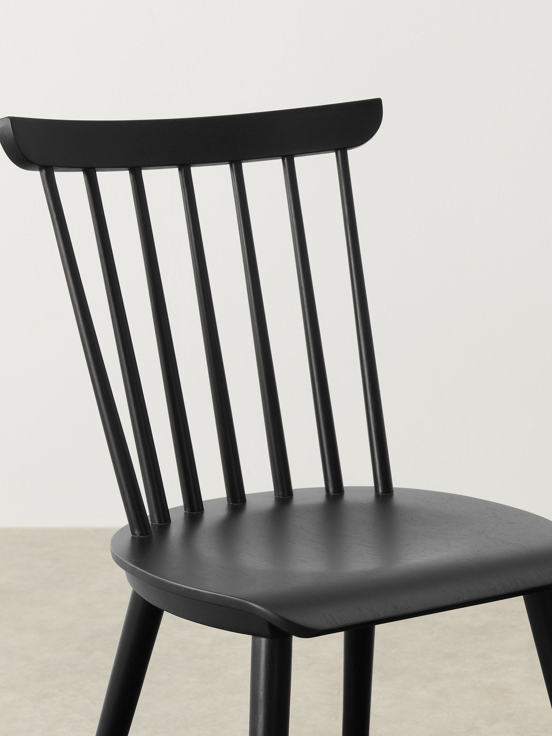 Set of 2 Deauville Dining Chairs in Black - Image 2 of 7