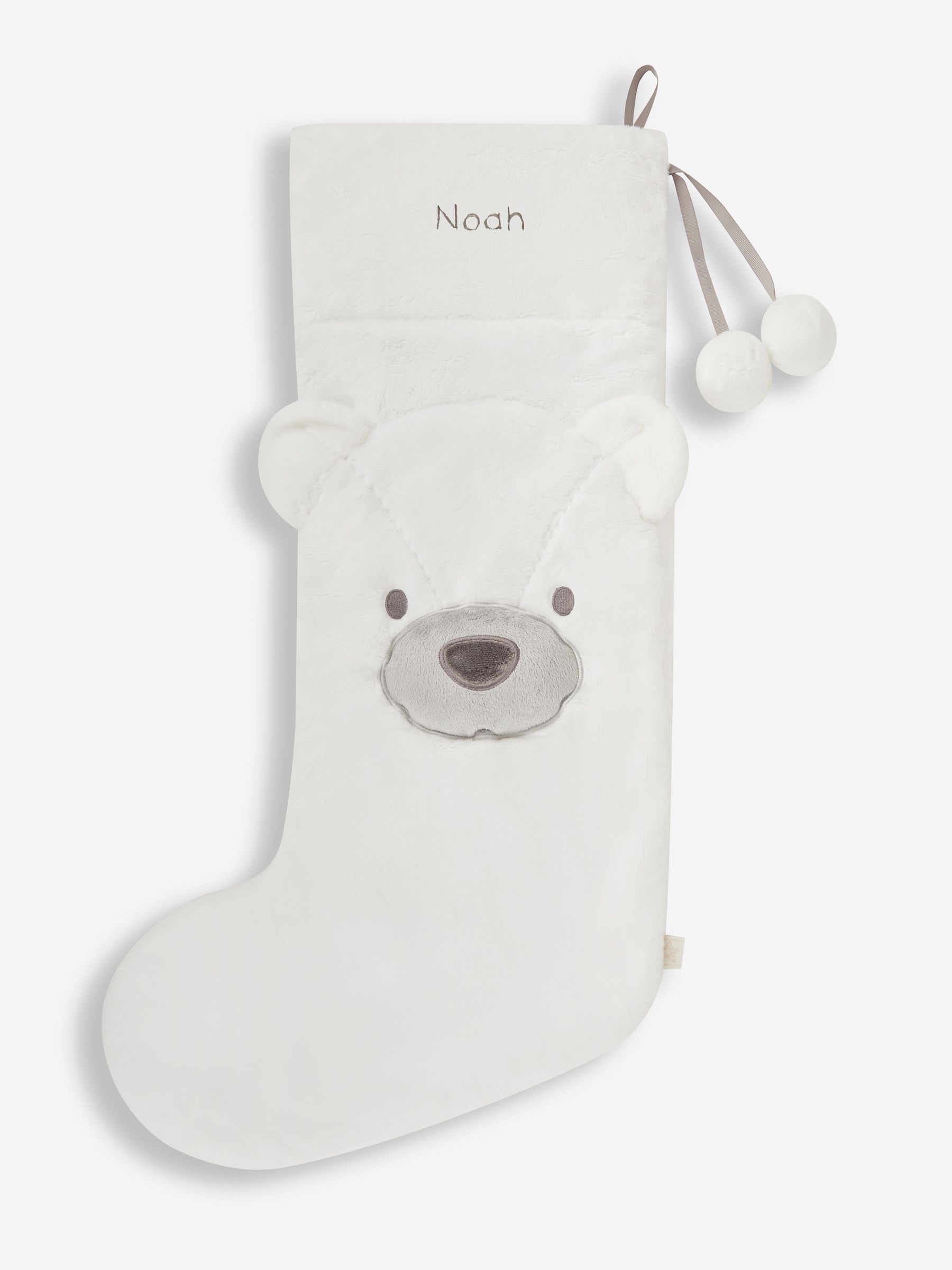 Personalised Extra Large Plush Polar Bear Stocking - Image 1 of 3