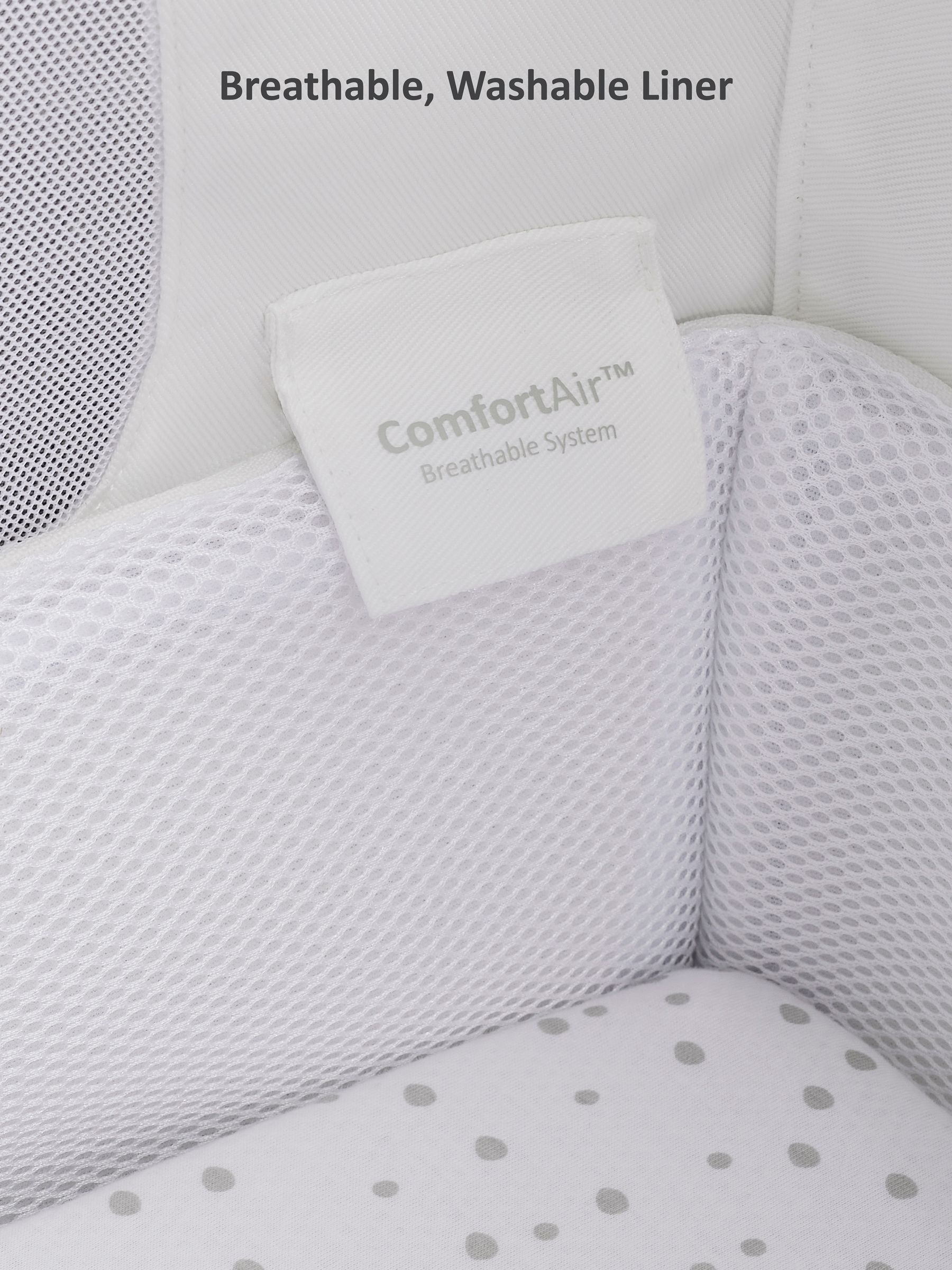 SnuzPod 4 Bedside Crib - Slate - Image 6 of 8
