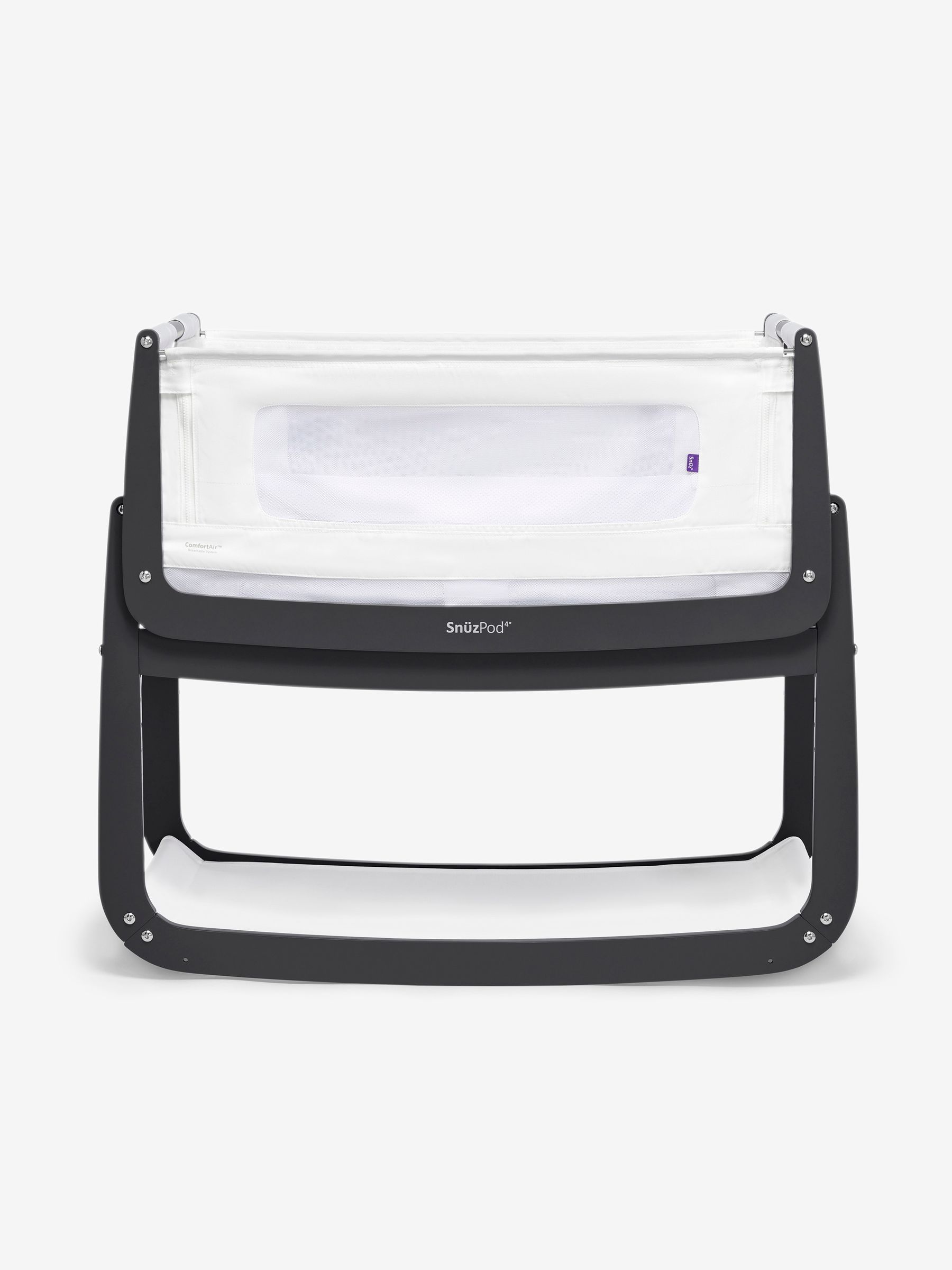 SnuzPod 4 Bedside Crib - Slate - Image 7 of 8