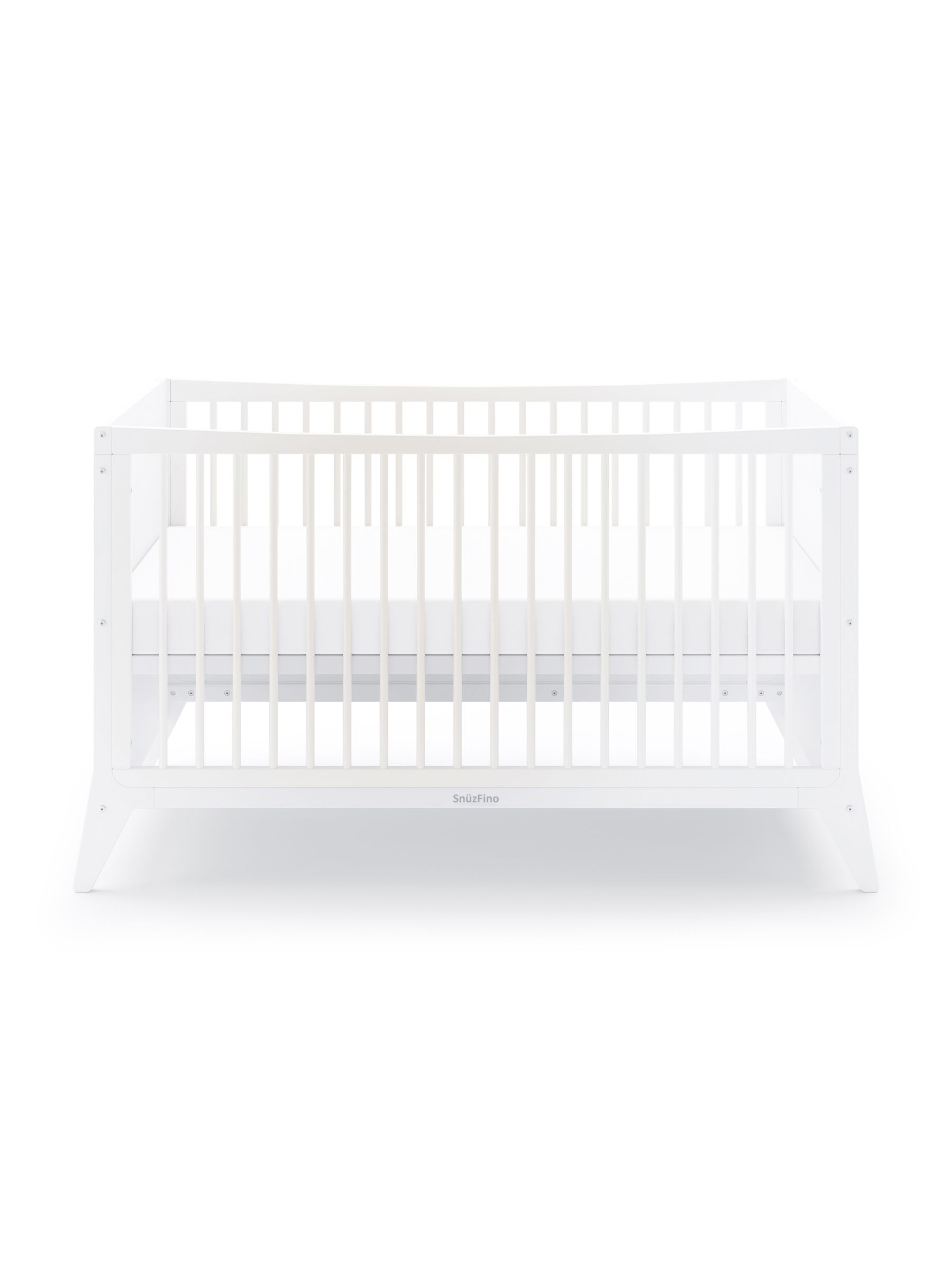Cot Bed with Toddler Kit - White - Image 6 of 6