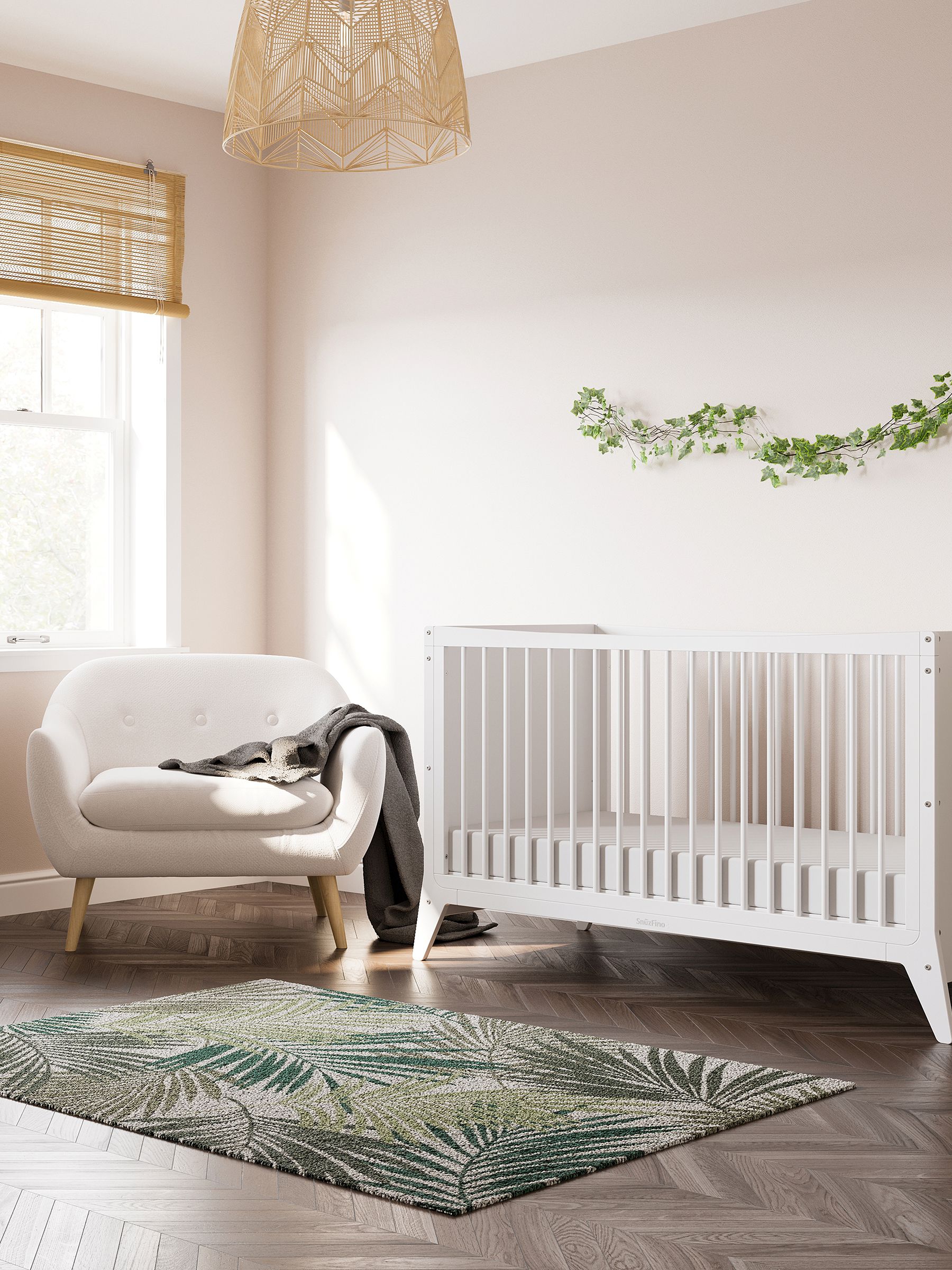 2 Piece Nursery Furniture Set - White - Image 1 of 7