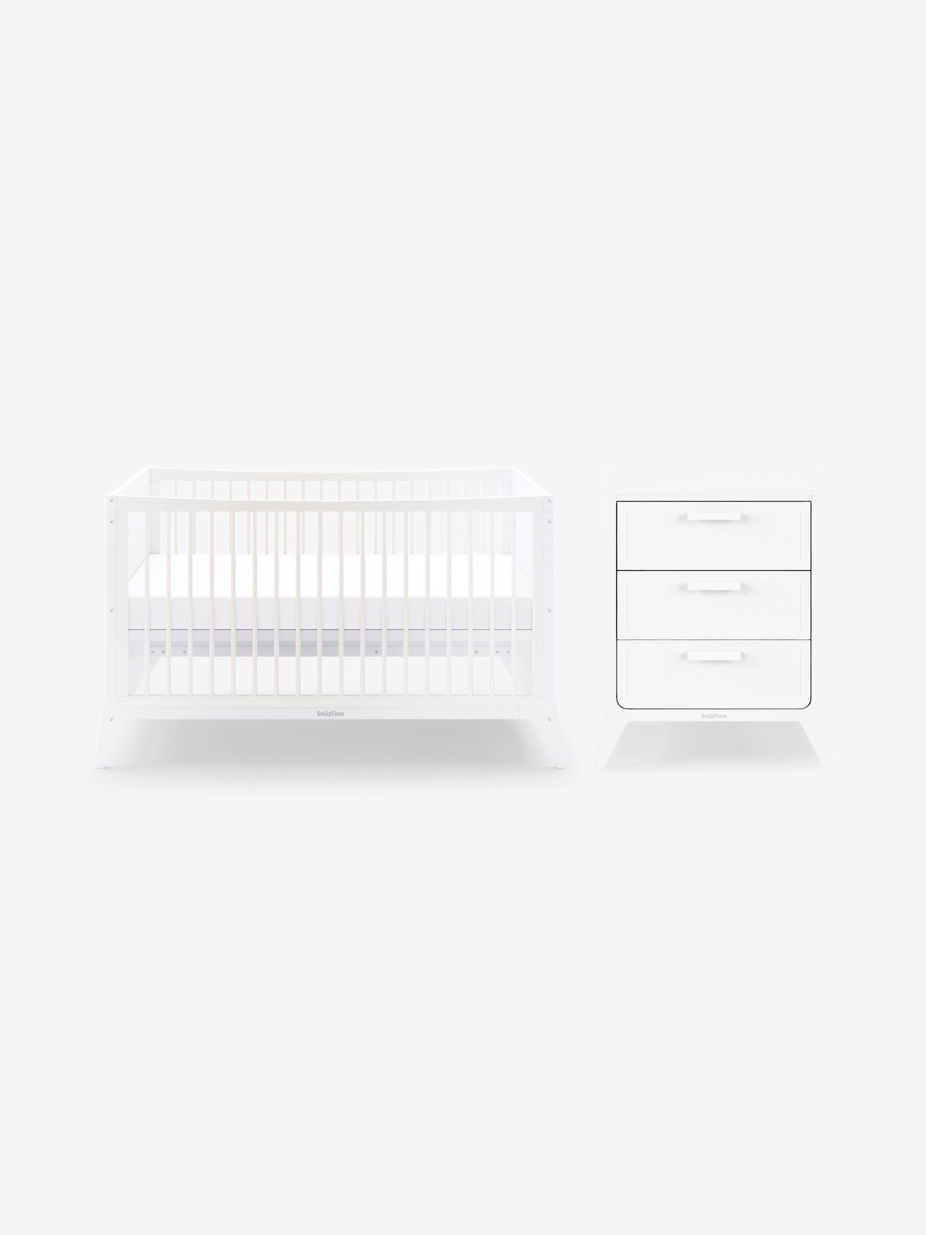 2 Piece Nursery Furniture Set - White - Image 2 of 7