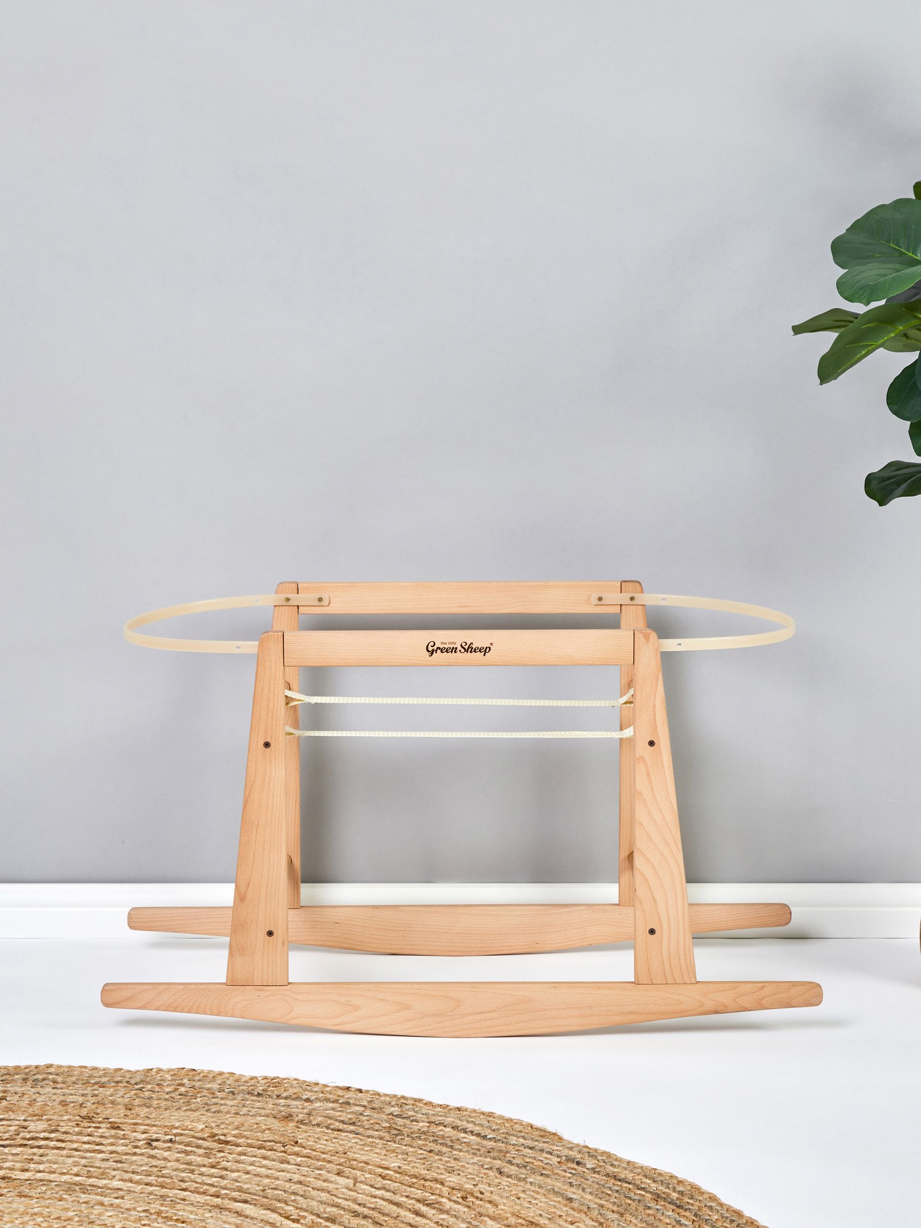 The Little Green Sheep Rocking Moses Basket Stand - Image 1 of 5