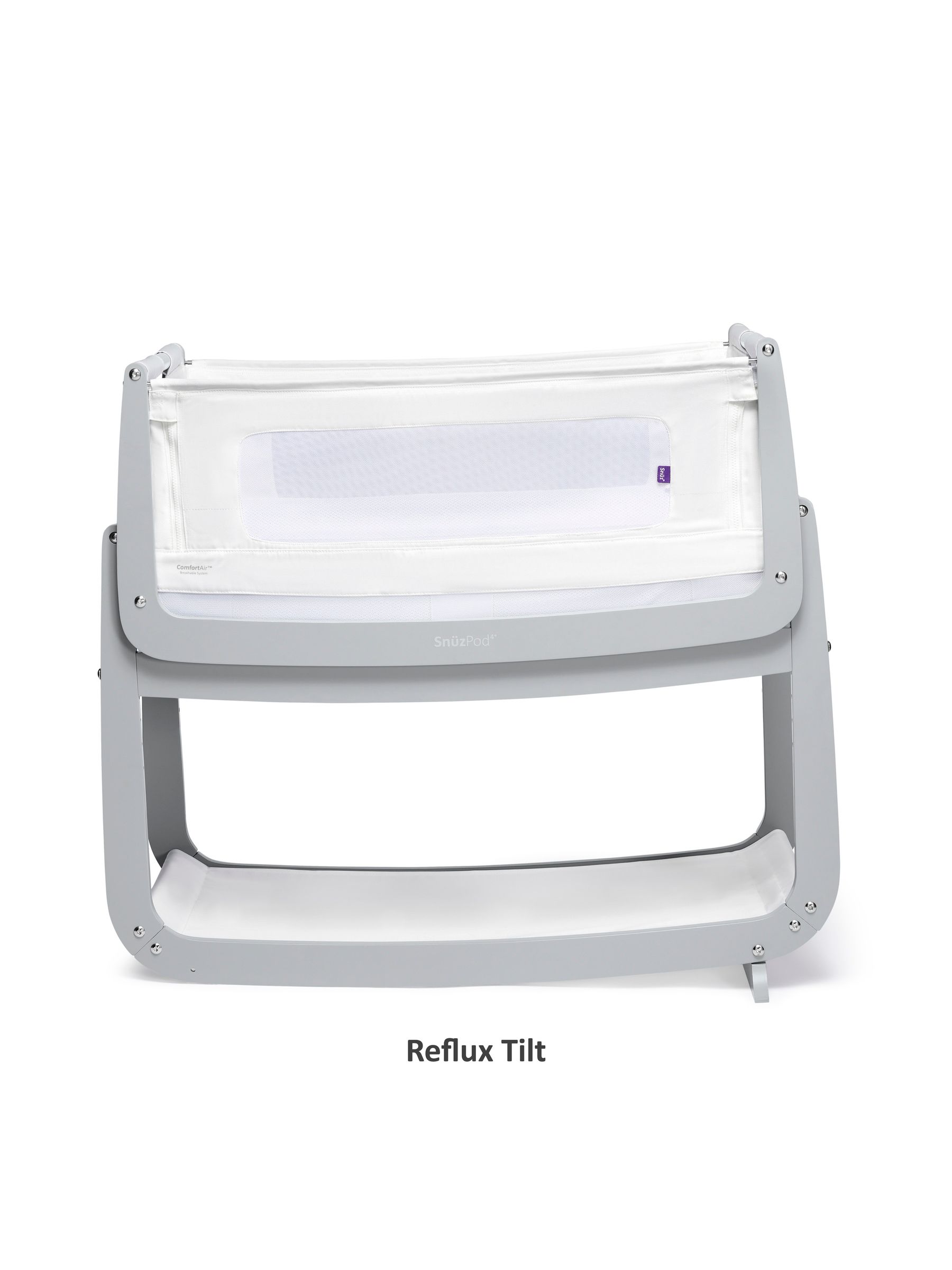 Grey SnuzPod 4 Bedside Crib - Image 7 of 9