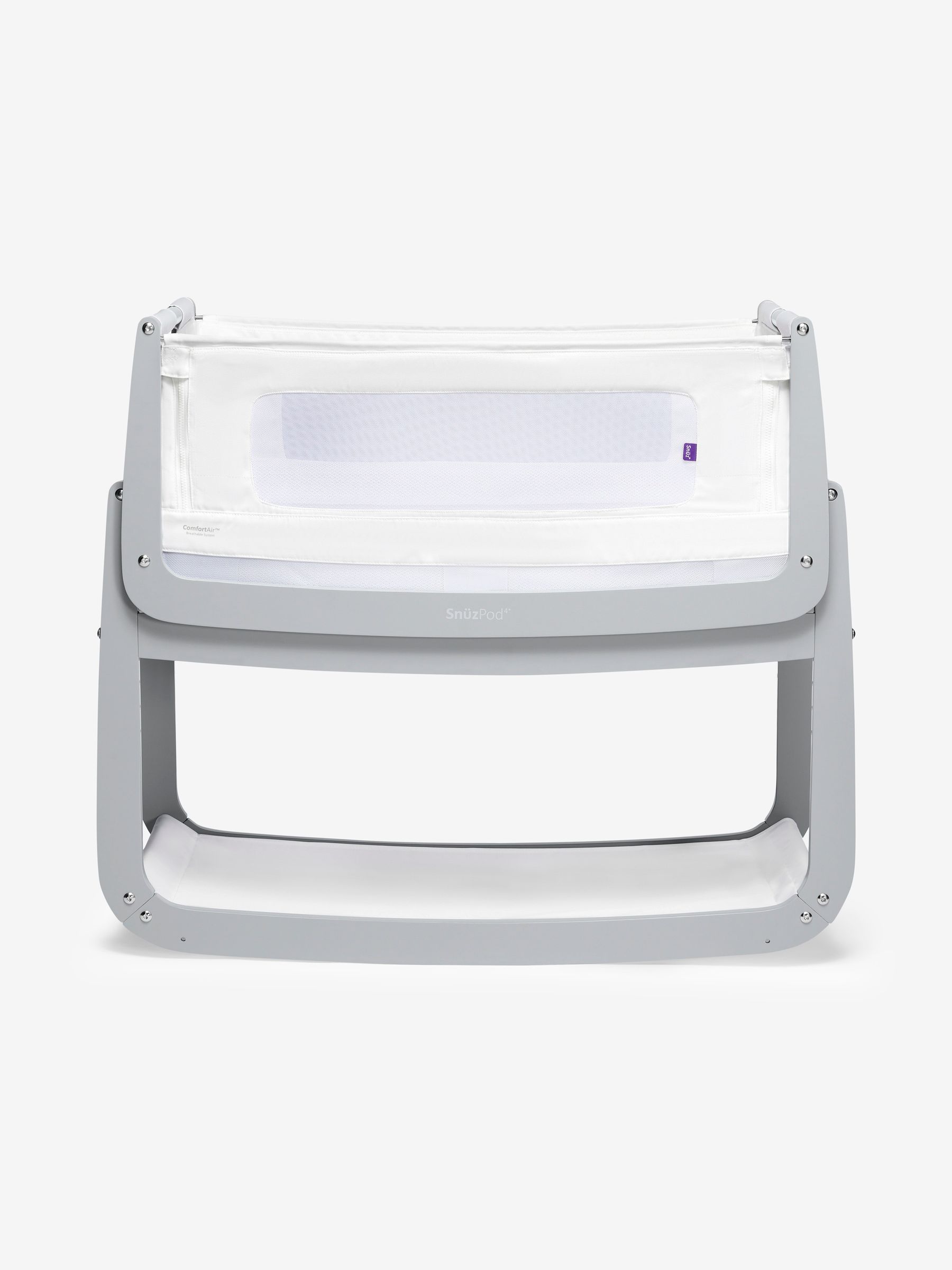 Grey SnuzPod 4 Bedside Crib - Image 8 of 9