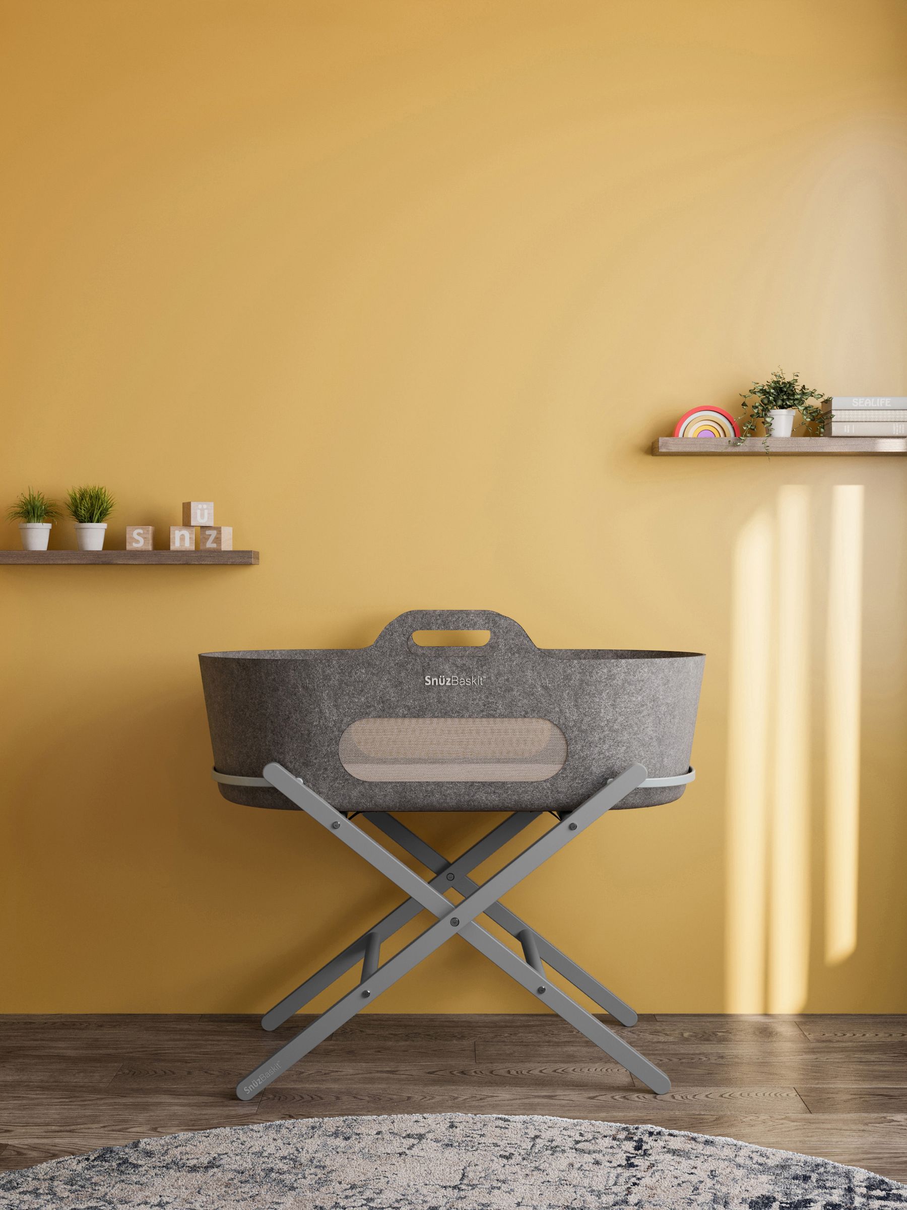 SnuzBaskit Moses Basket & Stand Set - Image 1 of 6