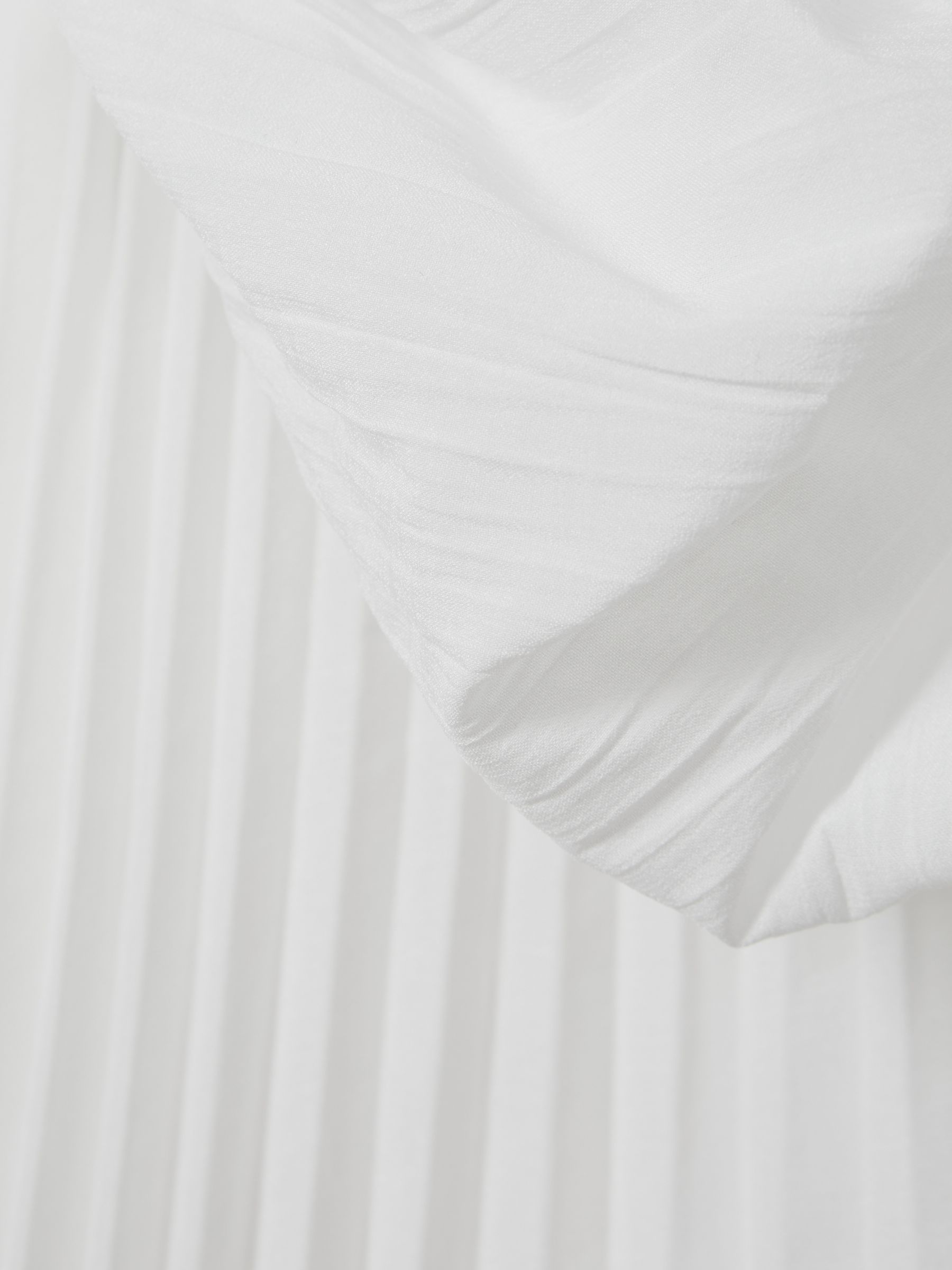 Acler One-Shoulder Asymmetric Midi Dress in Ivory - Image 5 of 5