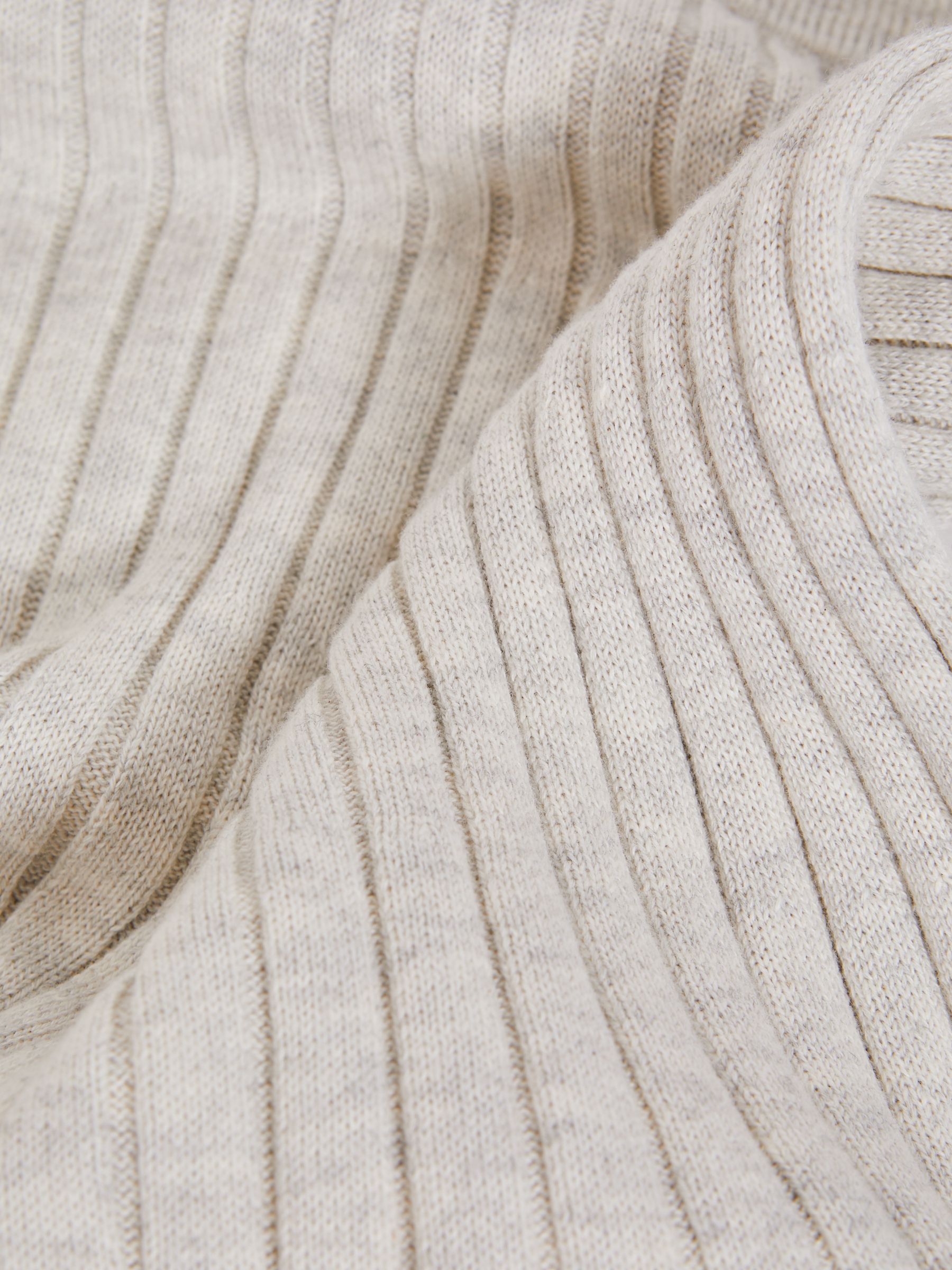 Anna Quan Cotton Ribbed Maxi Skirt in Ecru - Image 6 of 6