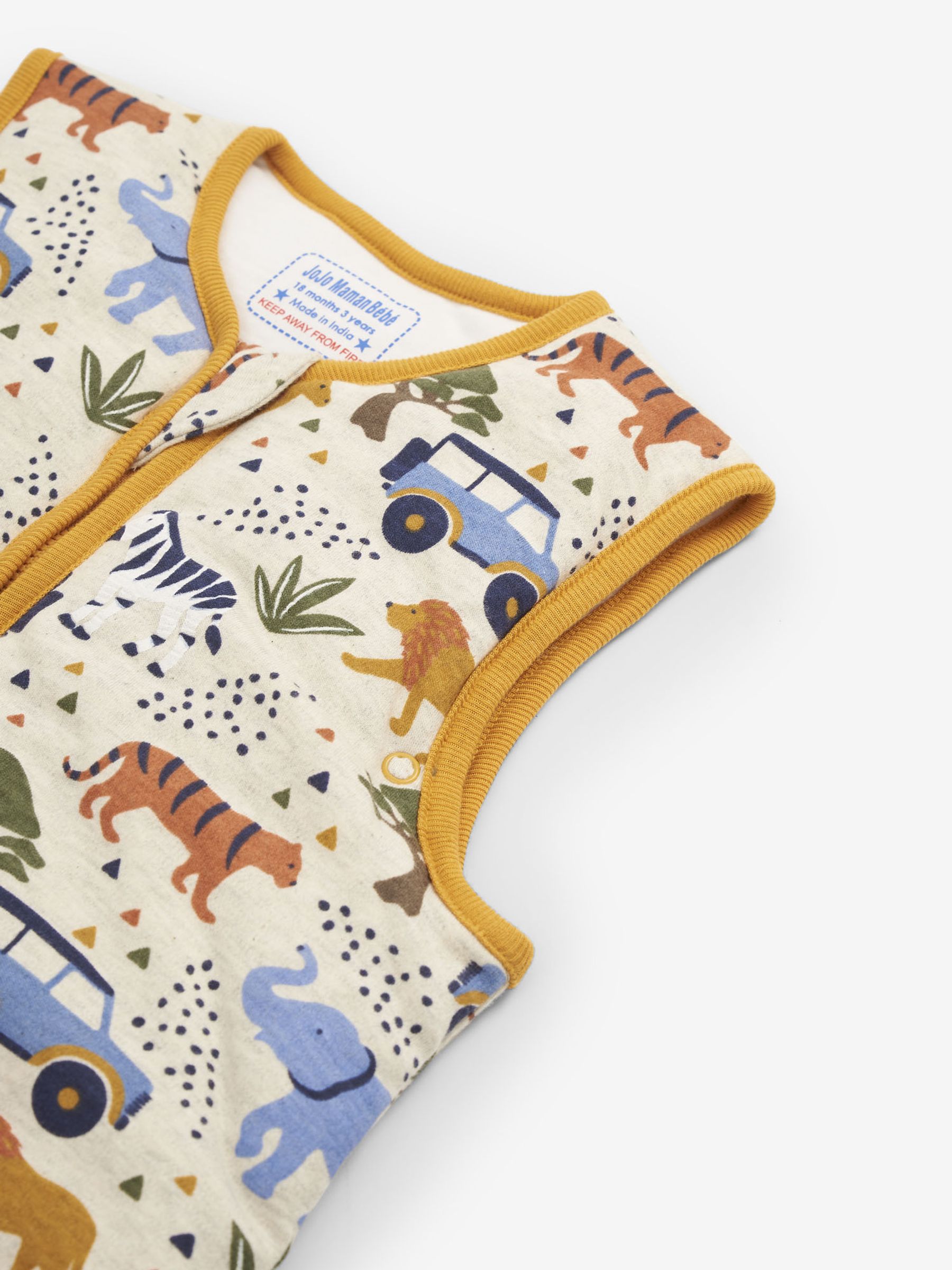 Oatmeal Safari 2.5 Tog Toddler Sleeping Bag - Image 2 of 4