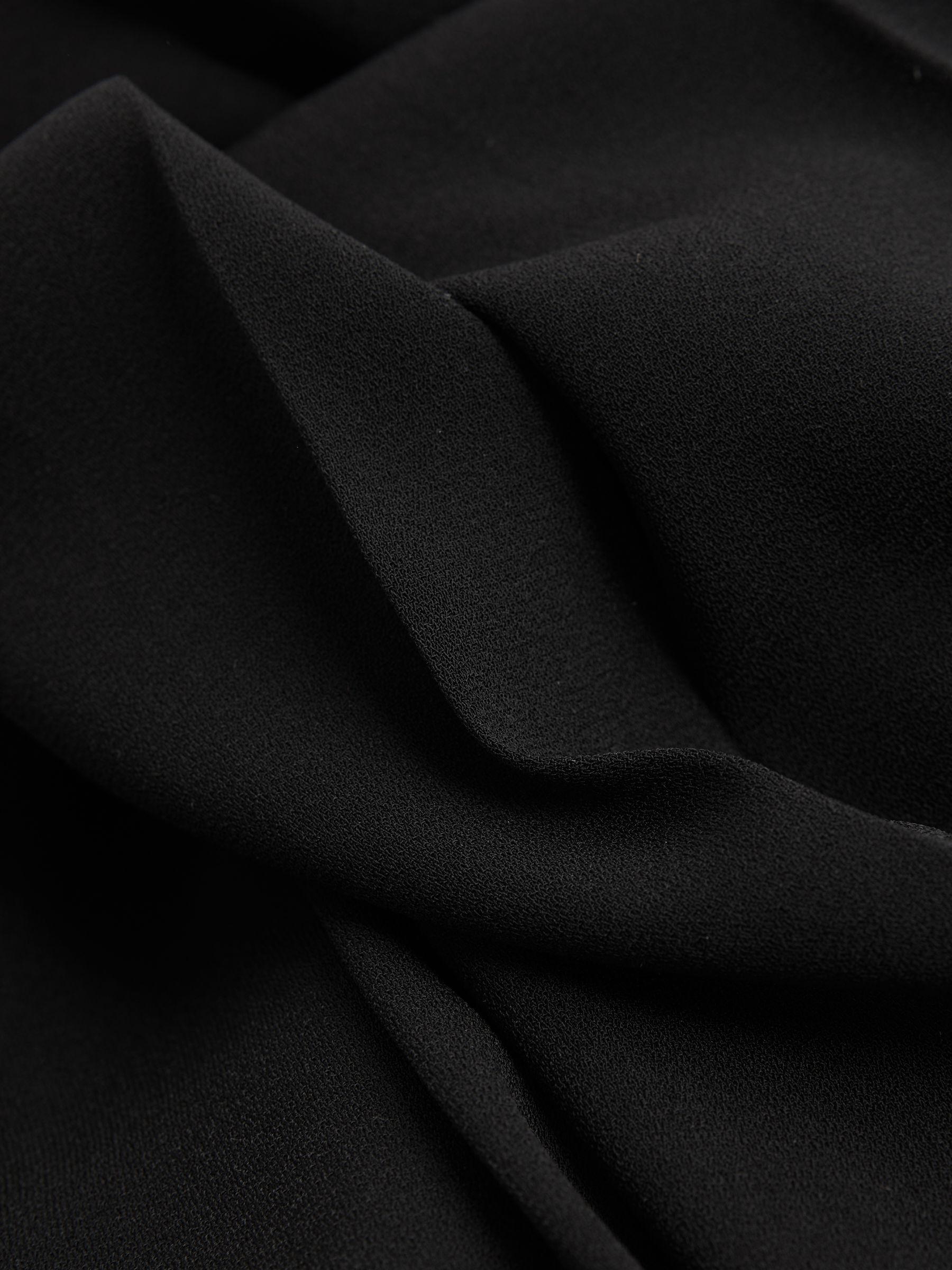 Florere Wide Leg Pleated Trousers in Black - Image 6 of 6