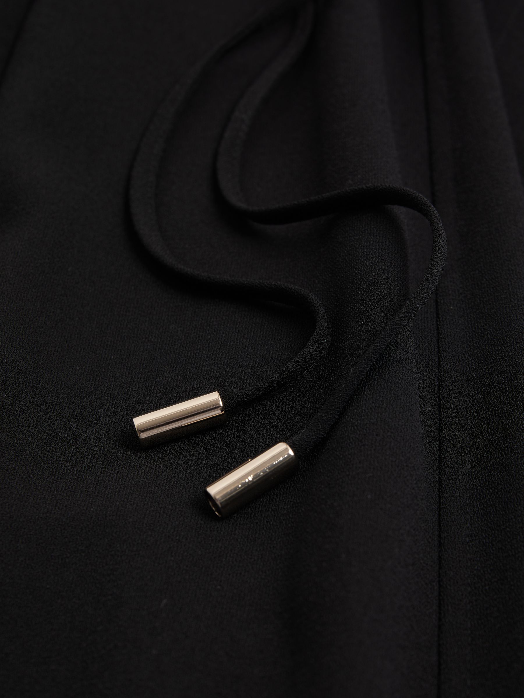 Florere Wide Leg Cargo Trousers in Black - Image 5 of 5