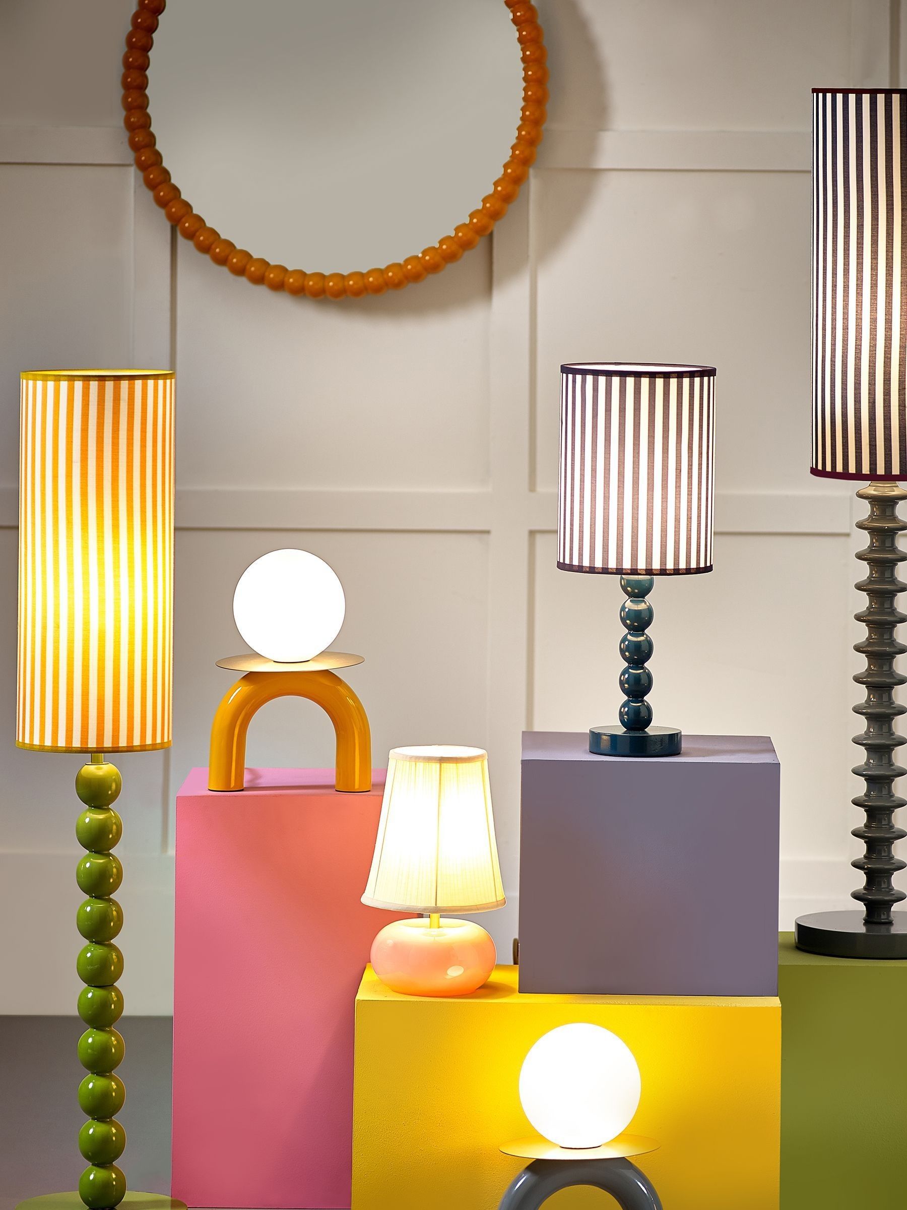 Novogratz Blue Eleanor Floor Lamp - Image 5 of 6