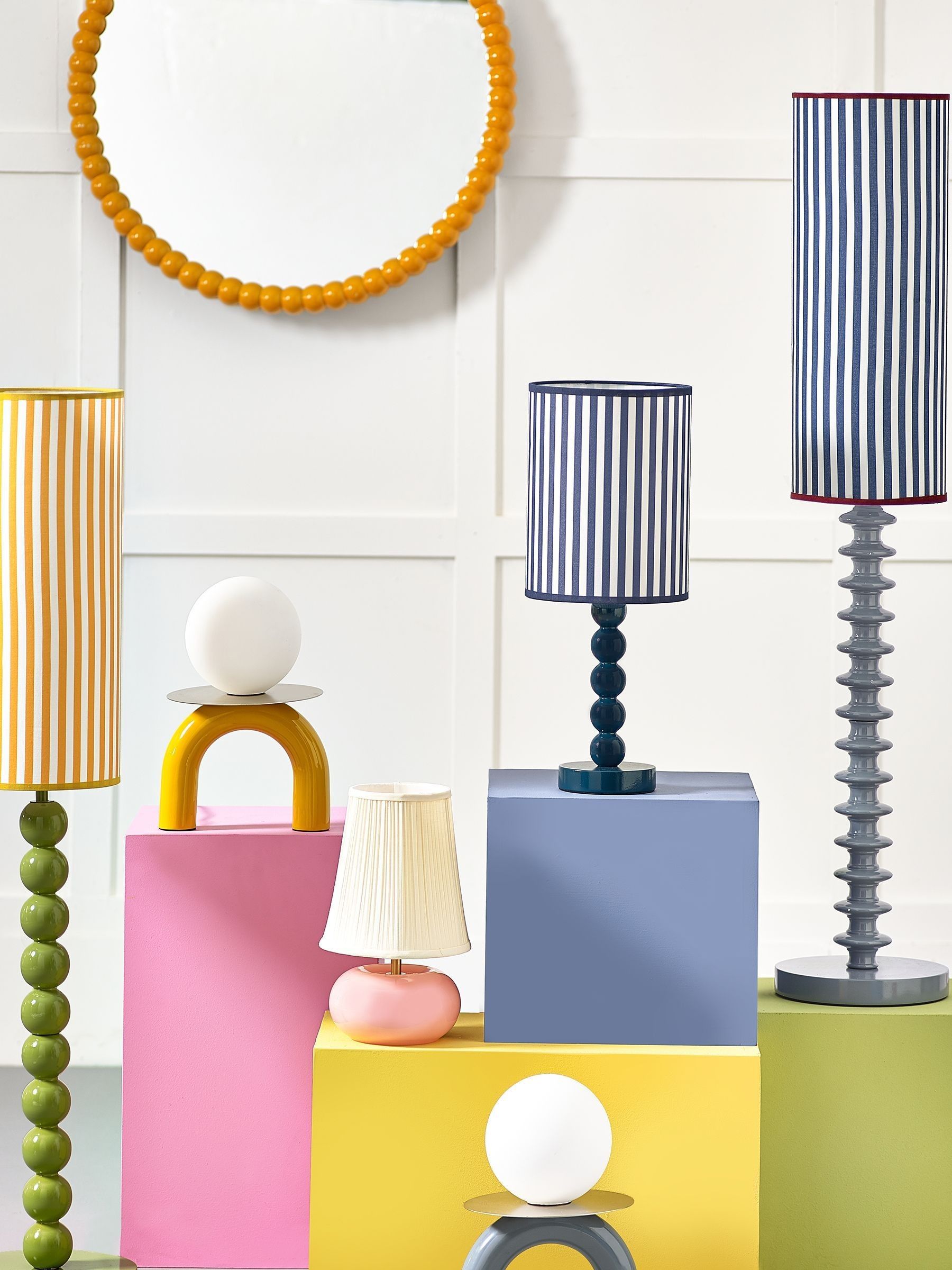 Novogratz Blue Eleanor Floor Lamp - Image 6 of 6