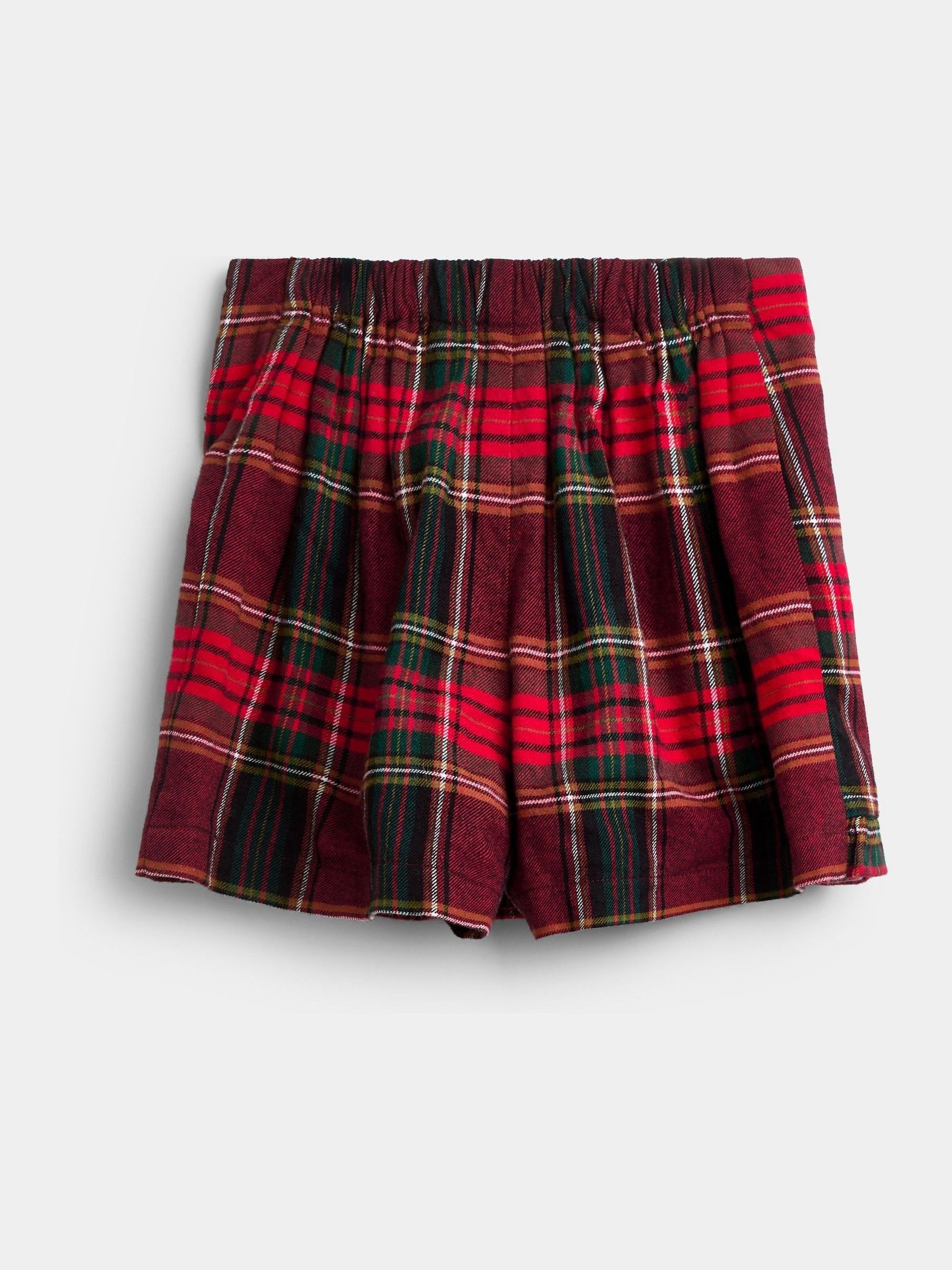 Burgundy Red Tartan Tartan Skort And Jersey Embroidered Top - Image 5 of 7