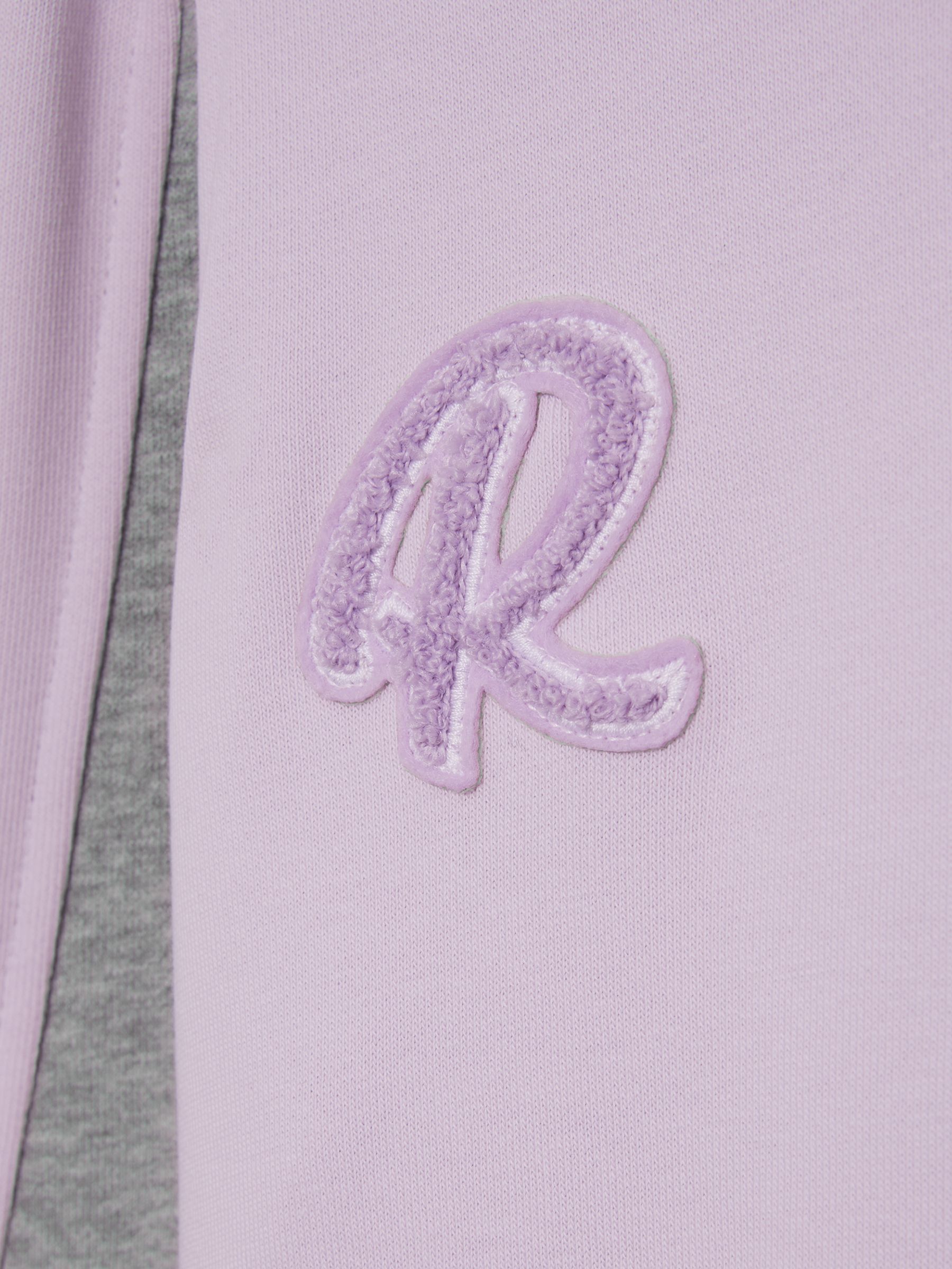 9-14 yrs Colourblock Motif Jersey Dress in Lilac - Image 5 of 5