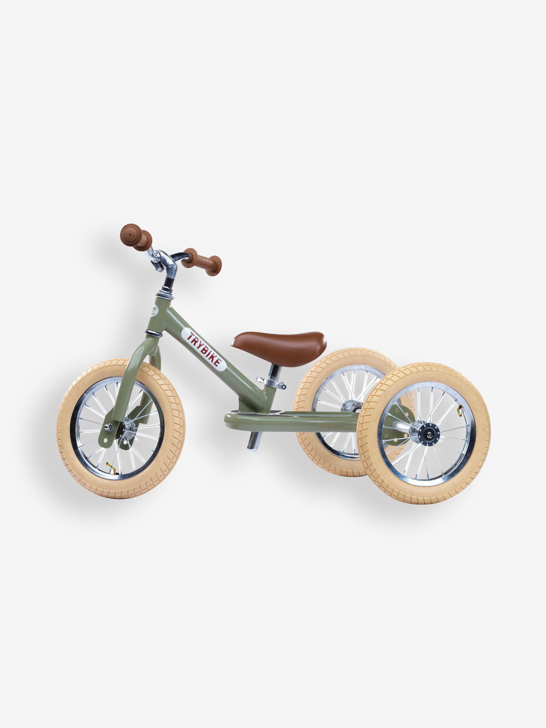 Trybike Steel 2in1 Balance Trike in Vintage Green - Image 3 of 3